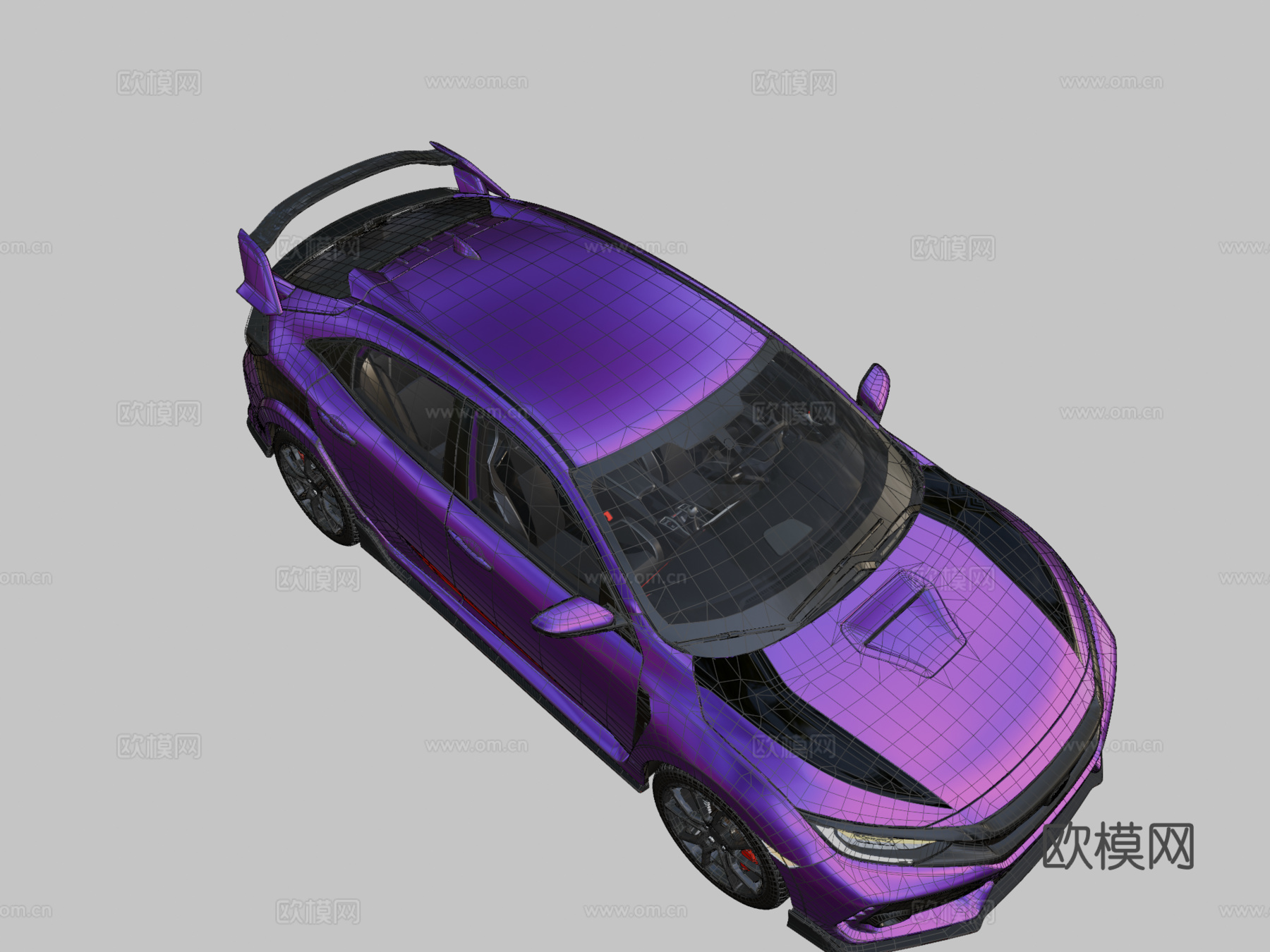 改装本田思域su模型