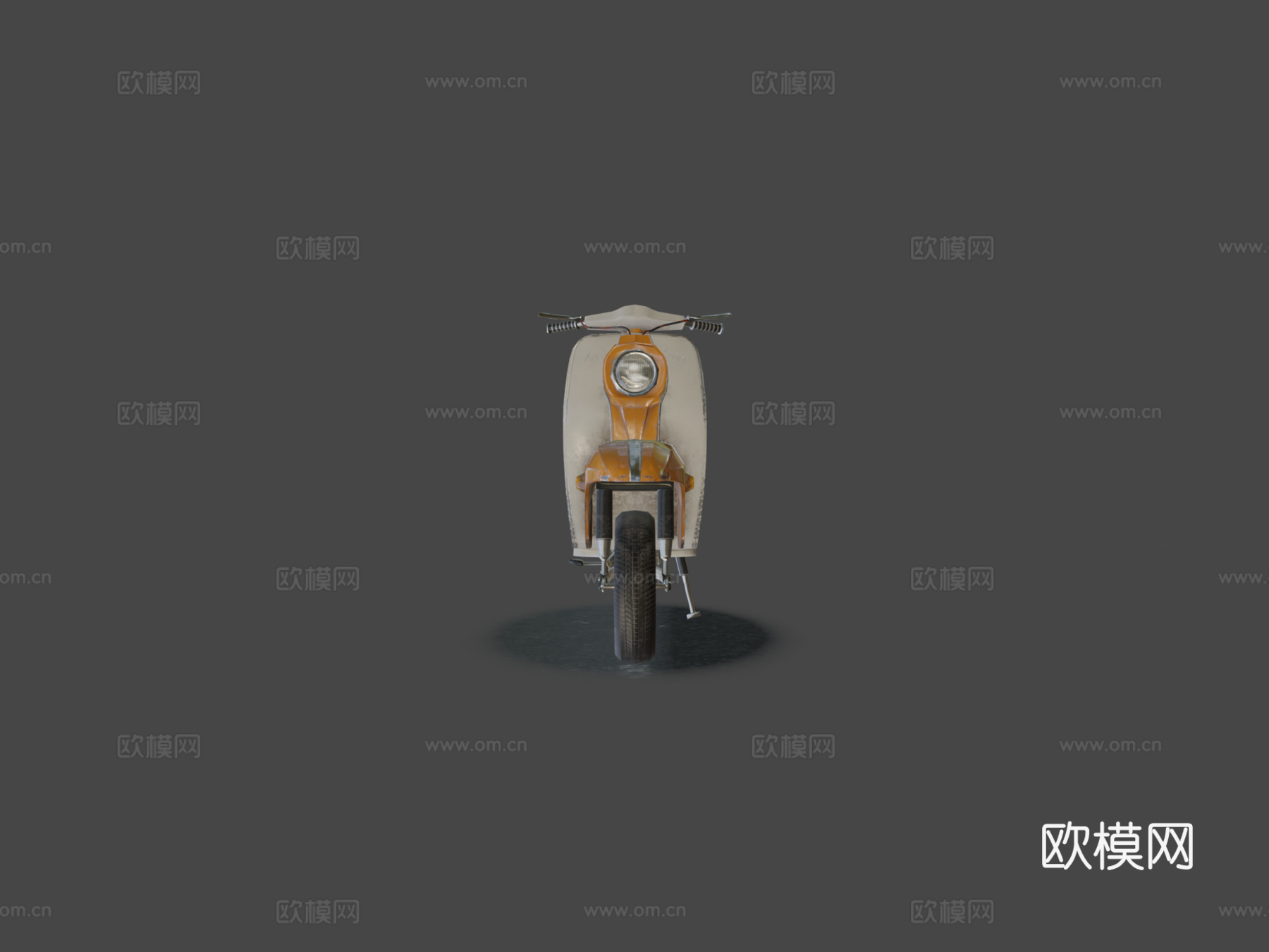 苏联70年代轻便摩托车...查看我资料中的模型!su模型