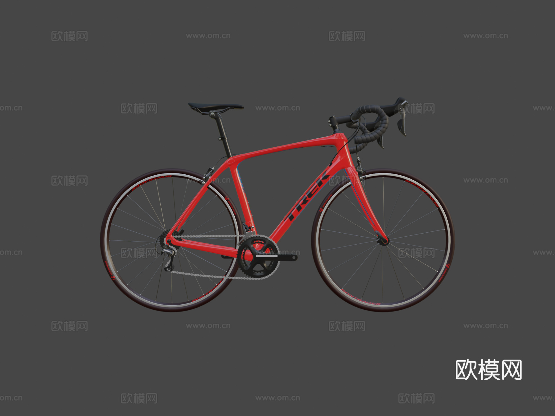 崔克自行车su模型
