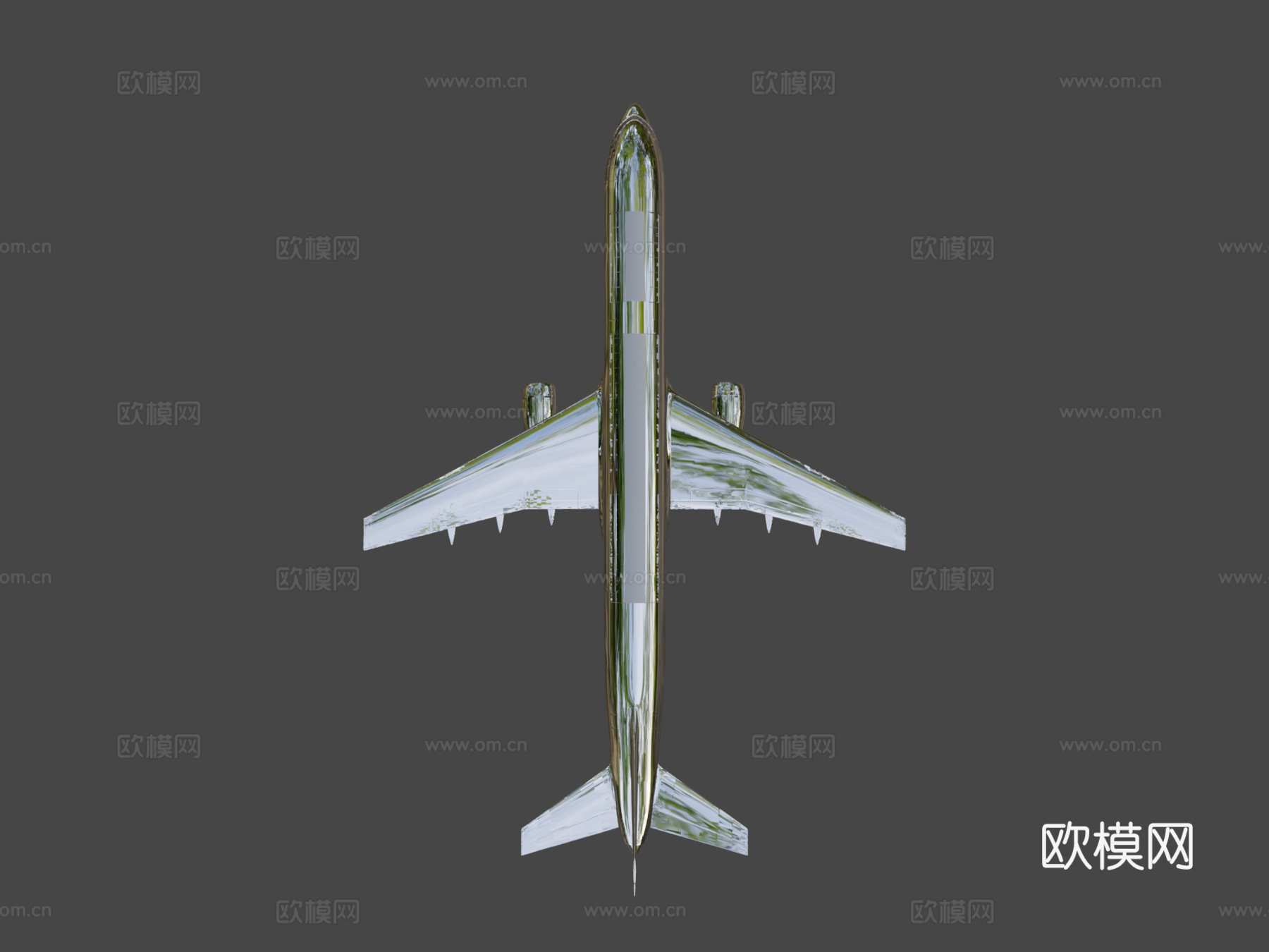 客机波音757透明su模型