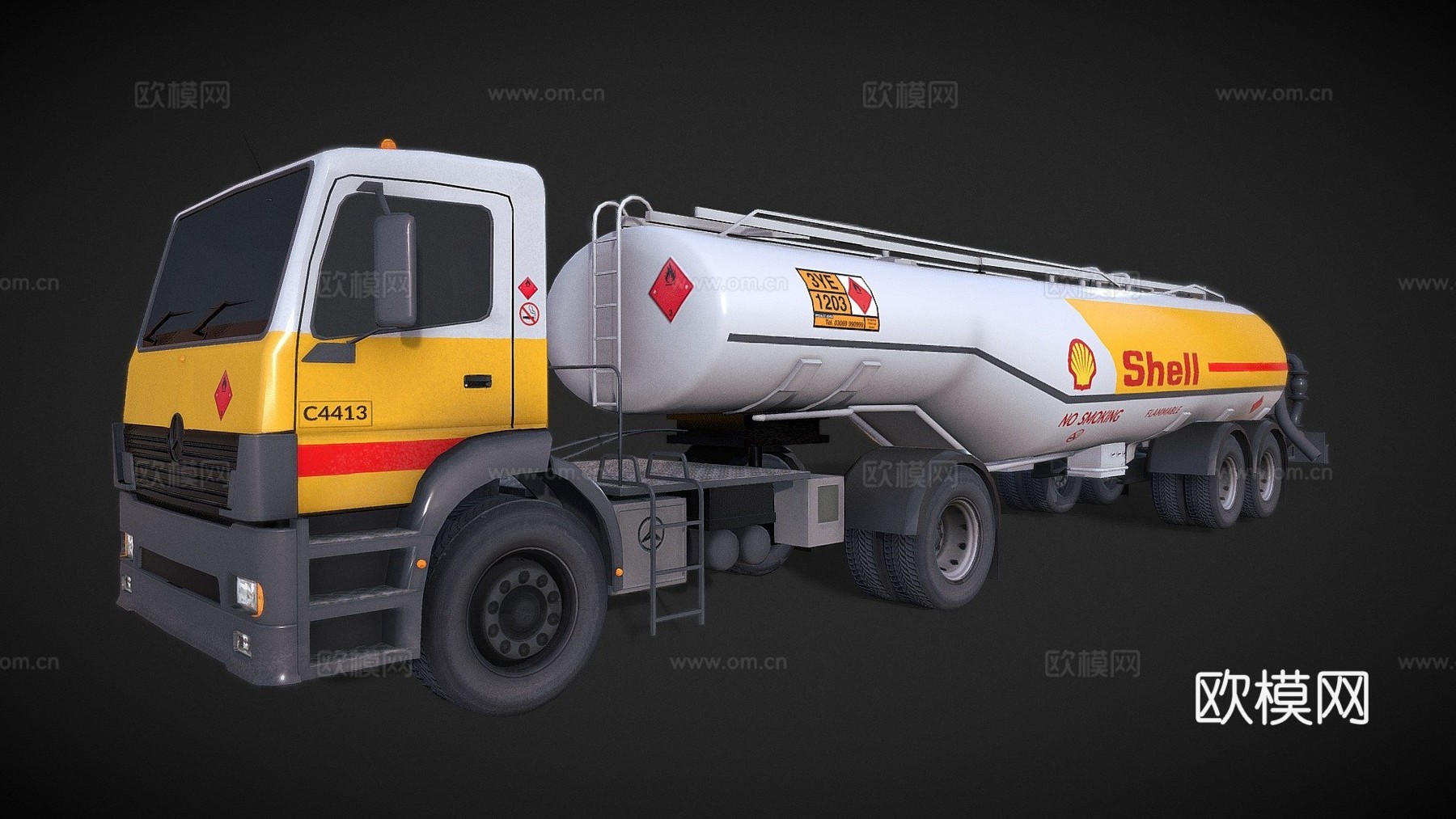 燃料卡车su模型