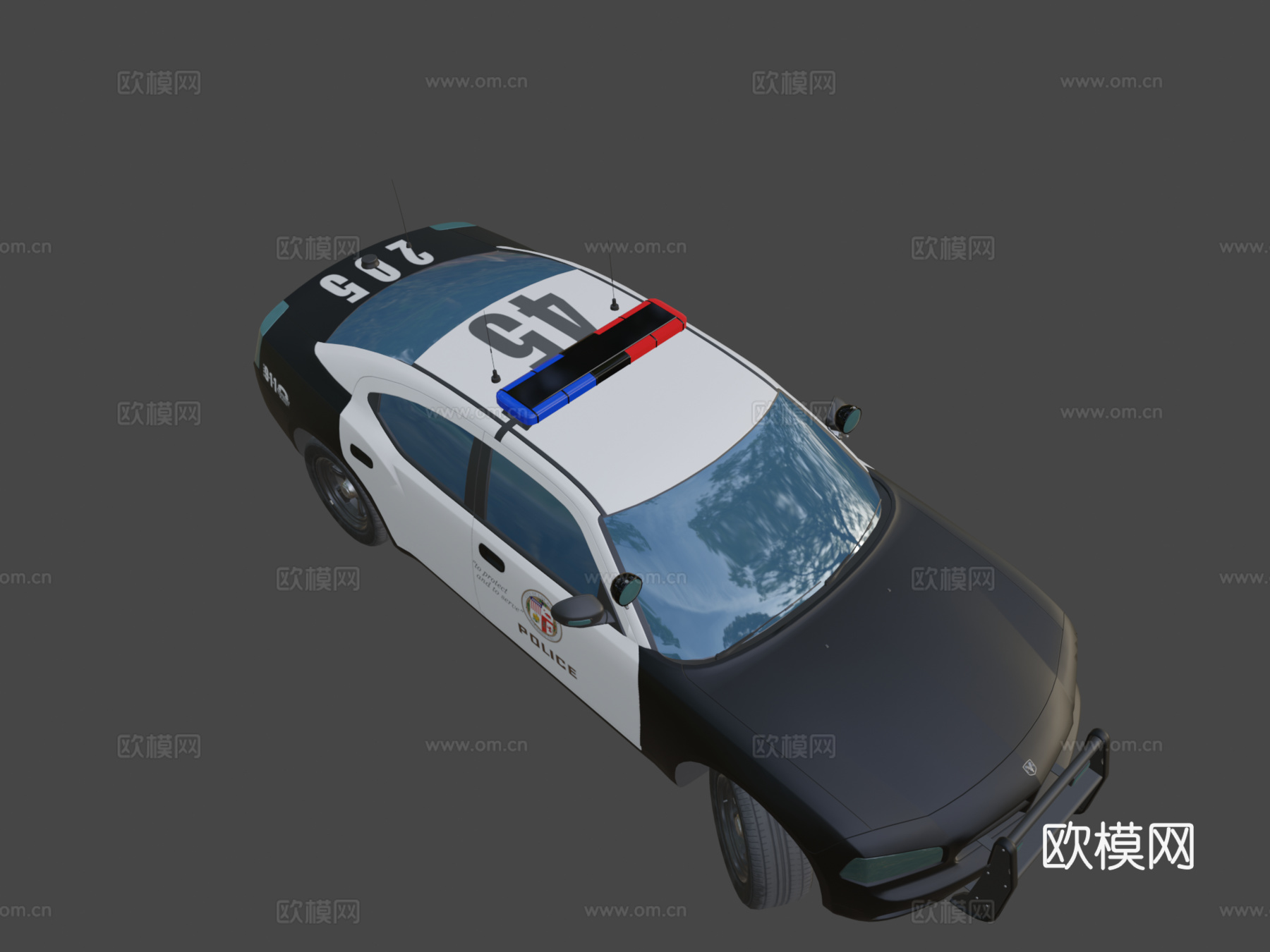 战马2006巡逻车su模型