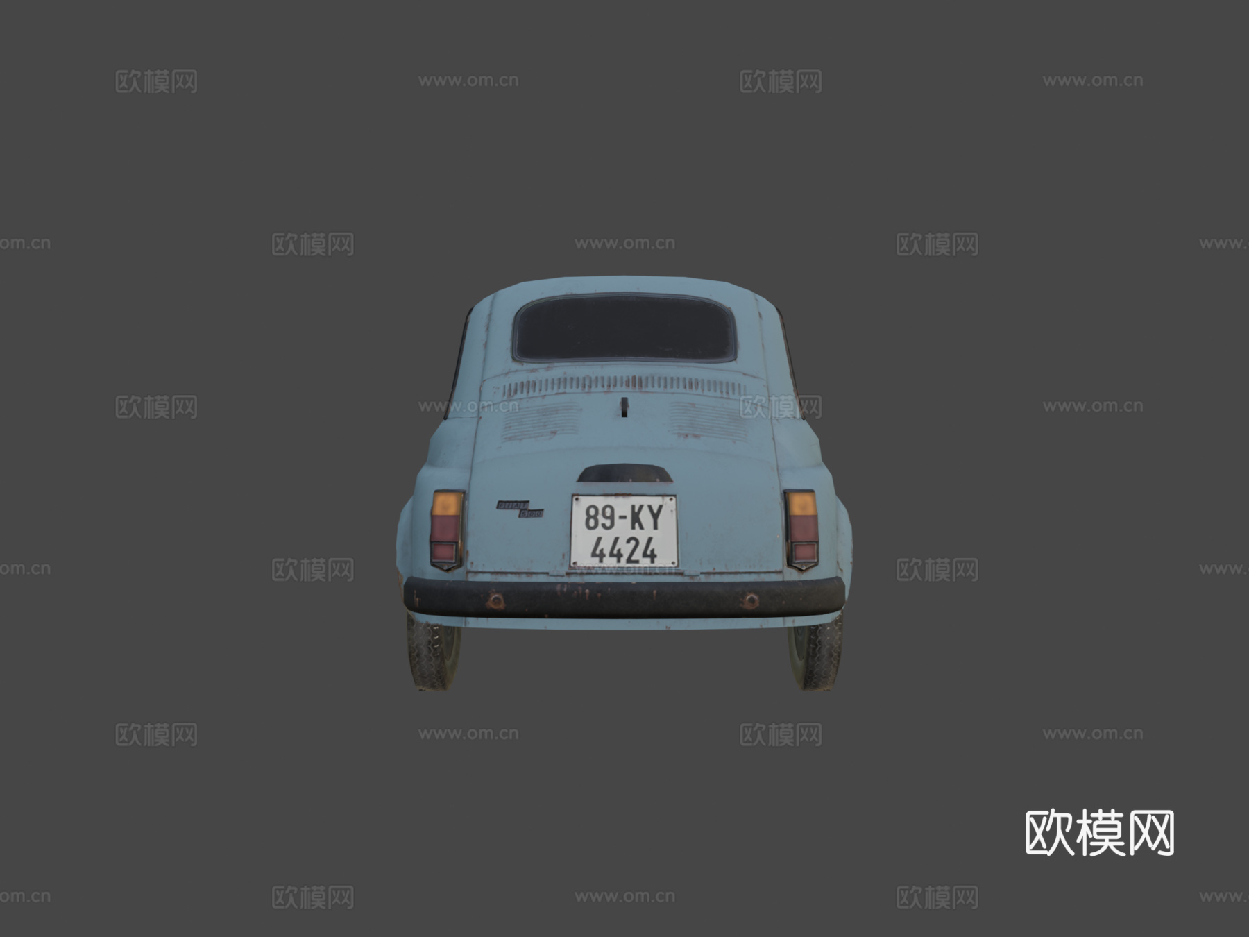 菲亚特500su模型