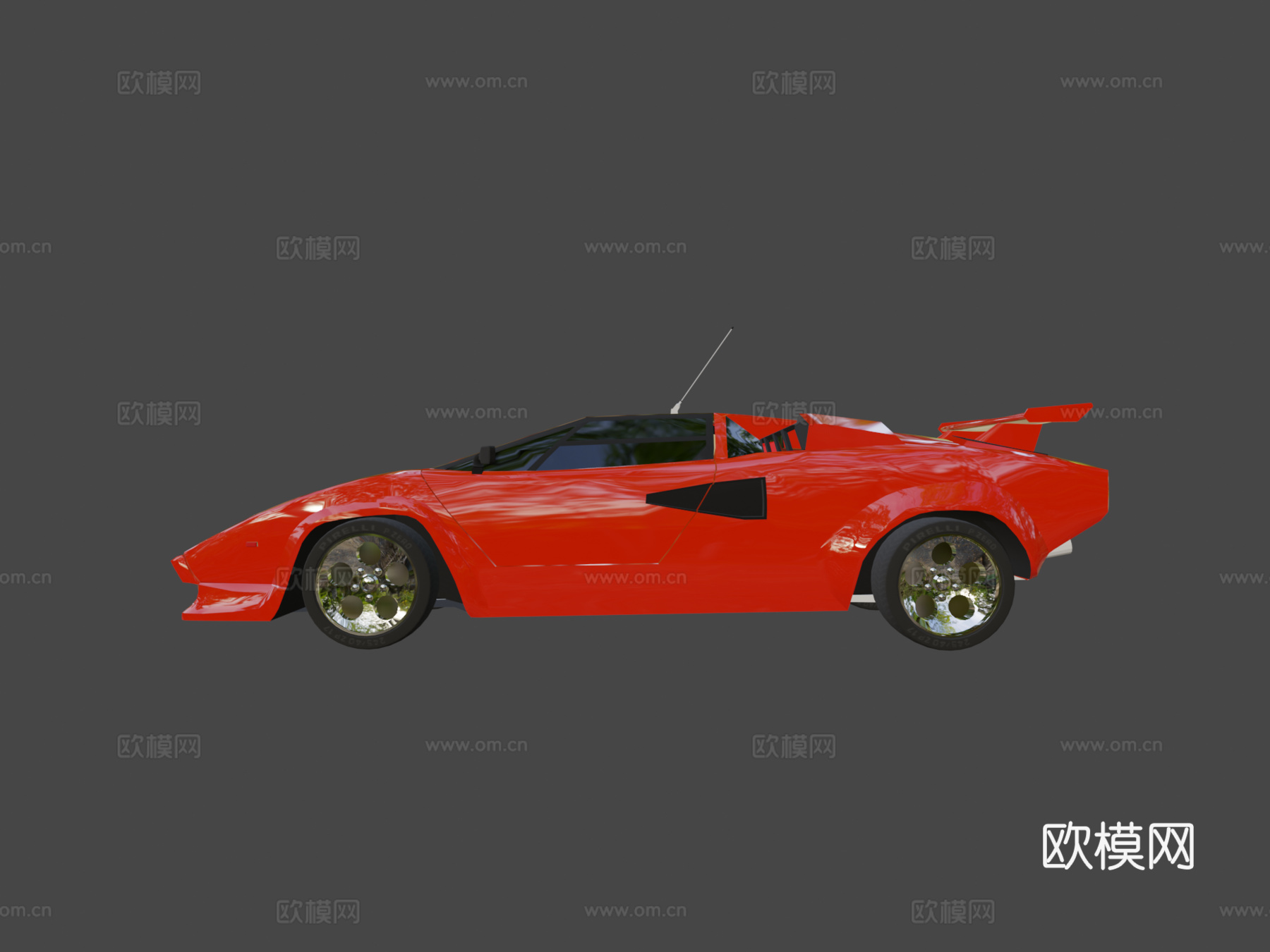 款兰博基尼Countachsu模型