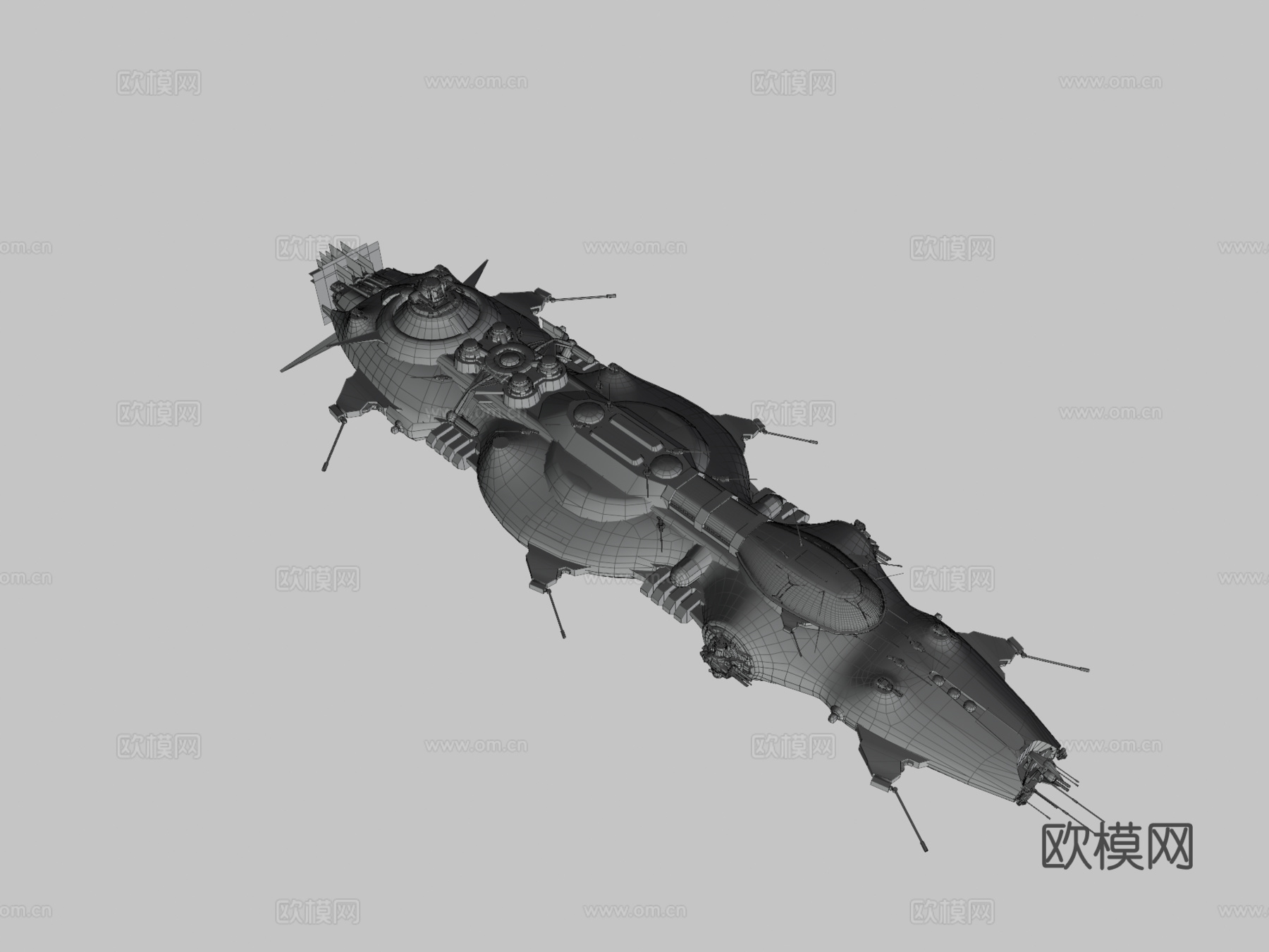 联邦驱逐舰‘安塔瑞斯’su模型