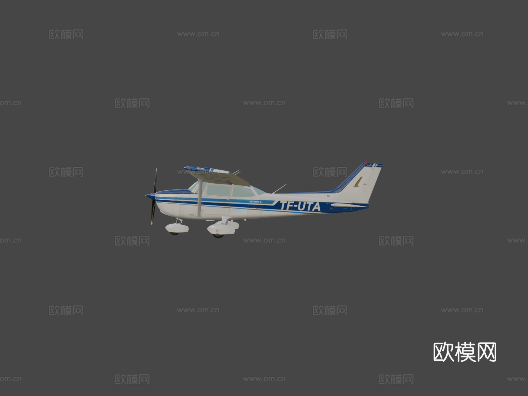 塞斯纳-172飞机su模型