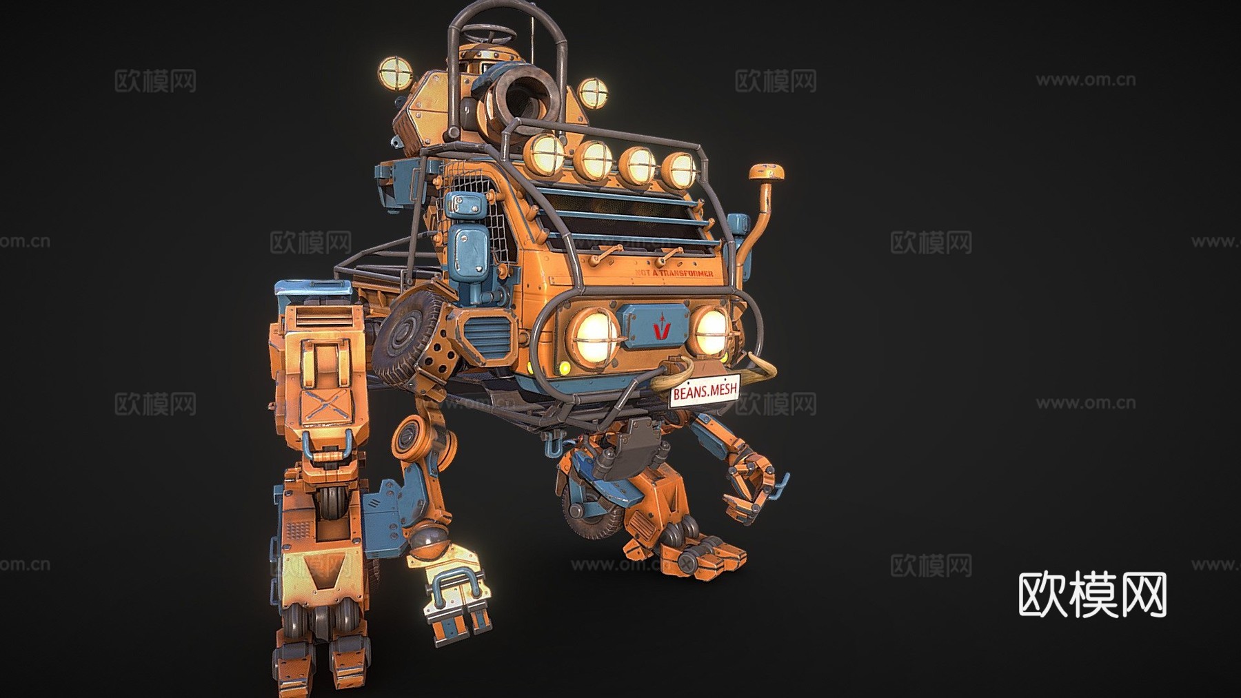 轻型卡车侦察运输车su模型