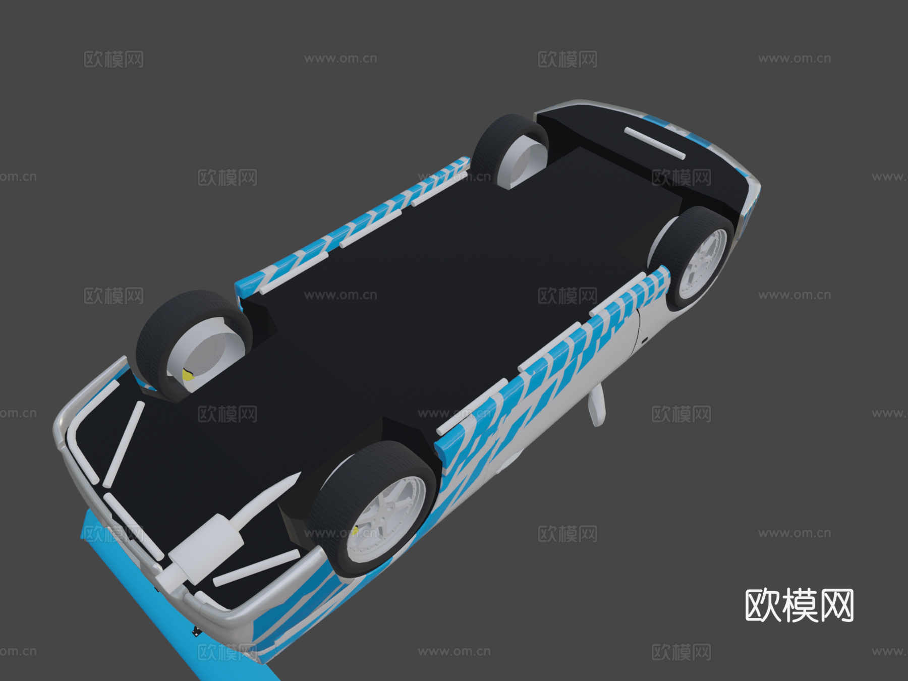 保罗·沃克GTR R34来自速度与激情2su模型