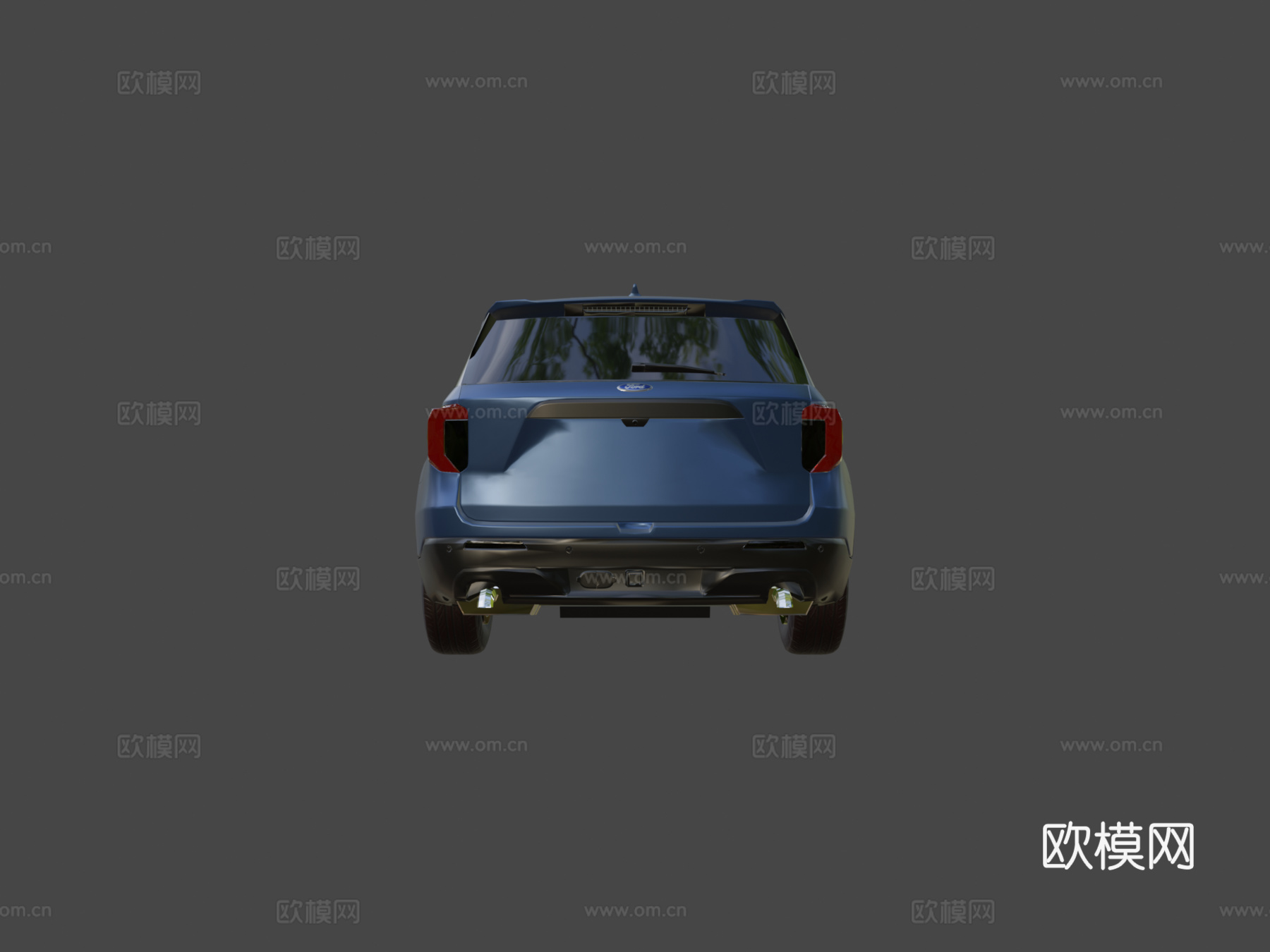 无标识福特探险者su模型