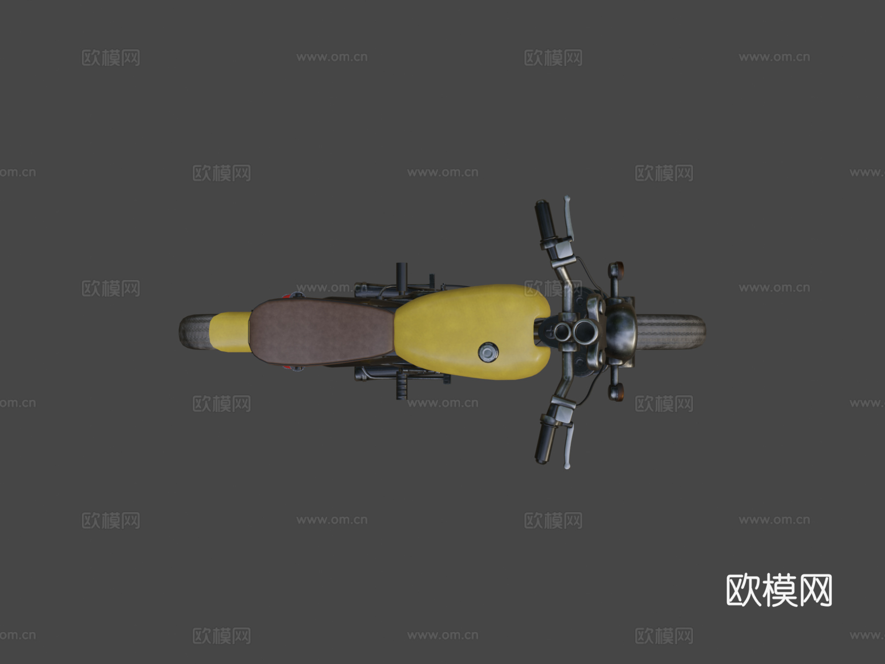 咖啡馆赛车手su模型