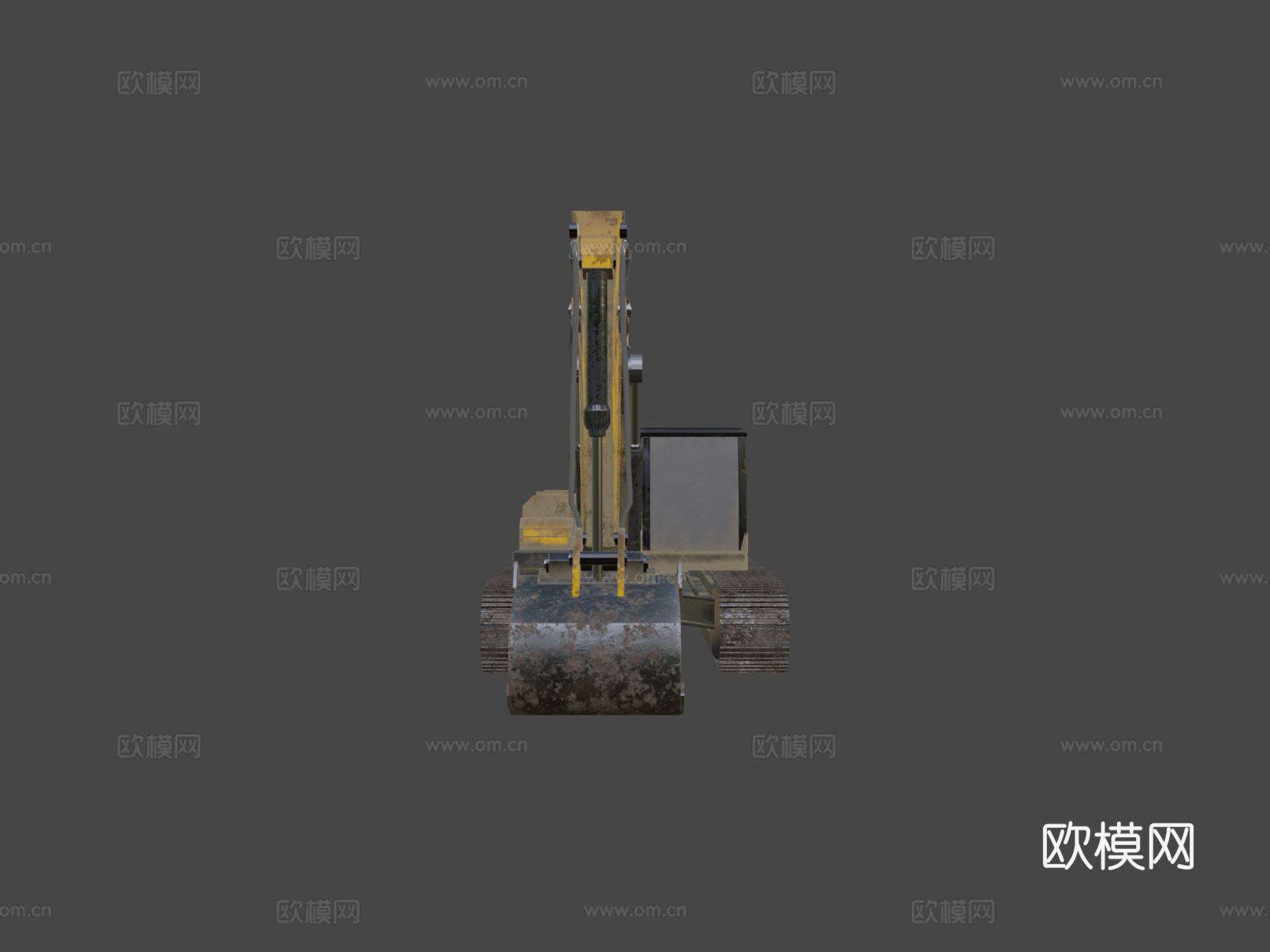 挖掘机（卡特彼勒）su模型