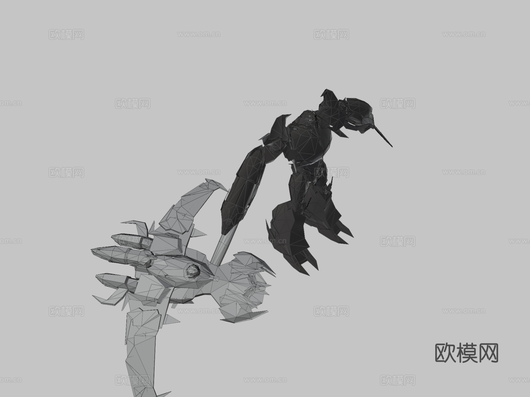 威震天 - 变形金刚领袖之证su模型