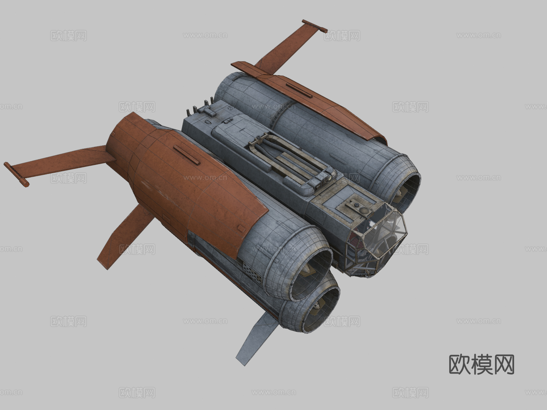 星球大战 - 四联跳跃者su模型