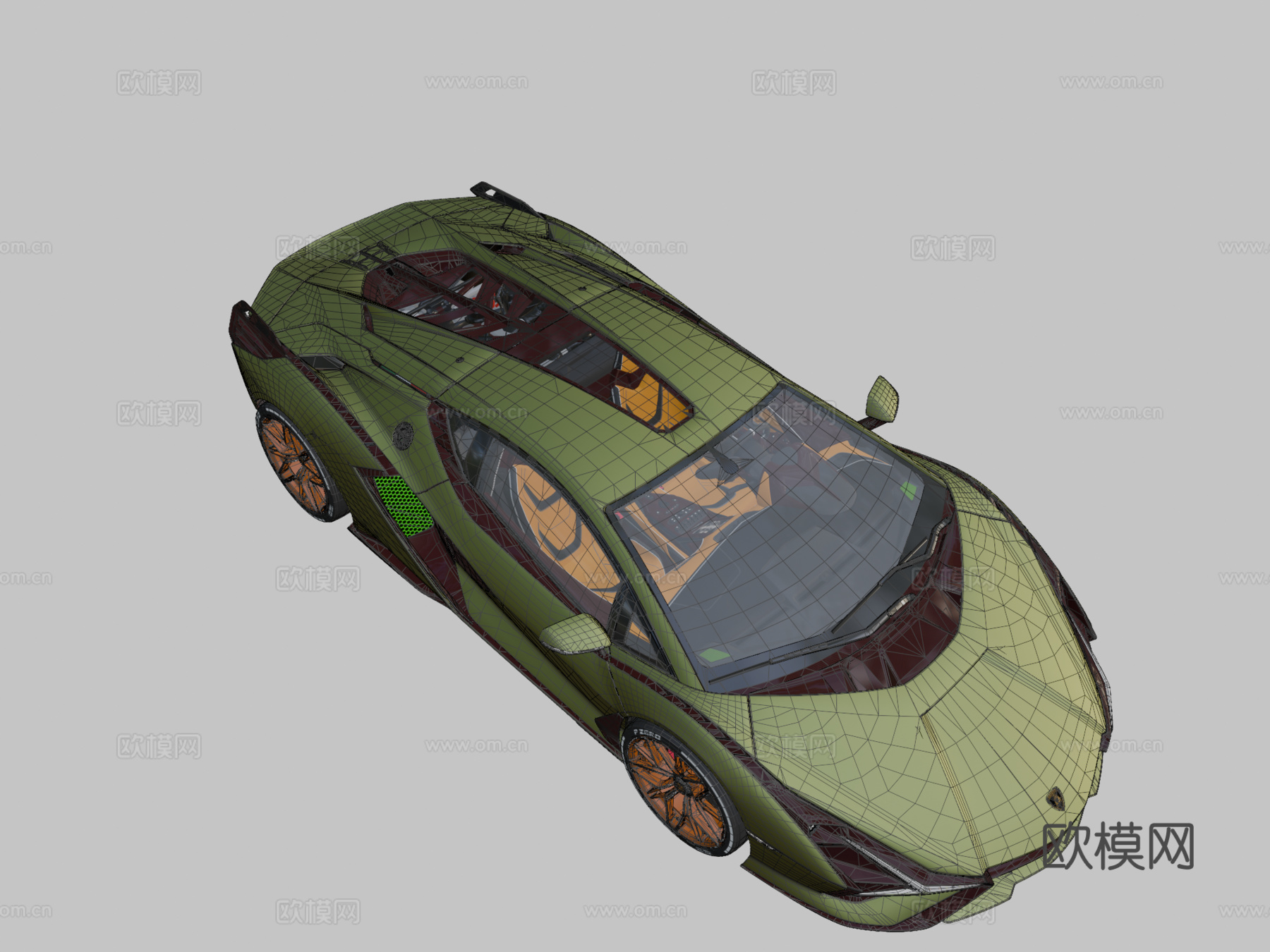 兰博基尼Sian FKP37[纹理重新上传]su模型