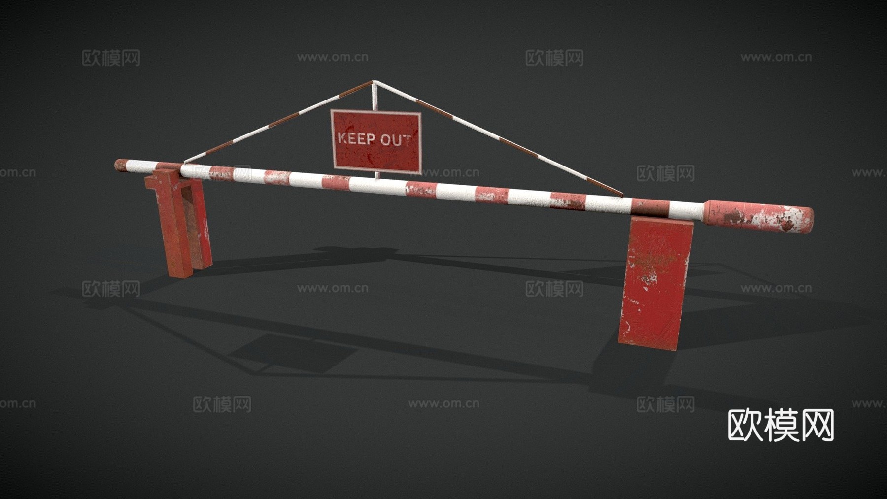 道路屏障su模型