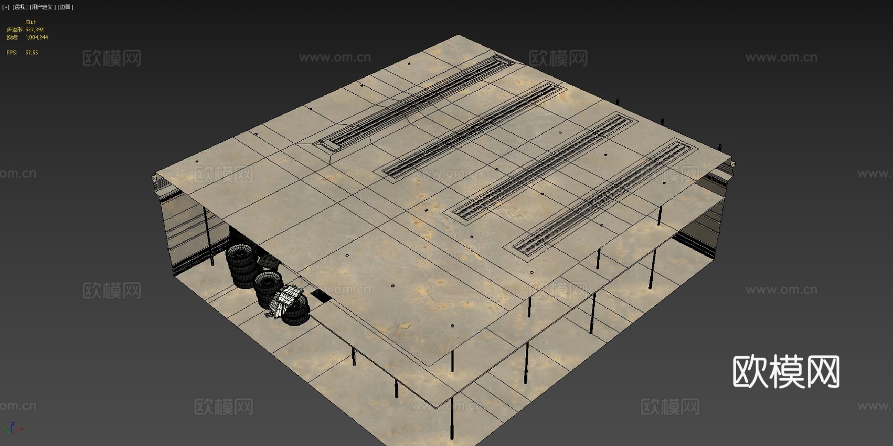 车间（渲染场景）su模型