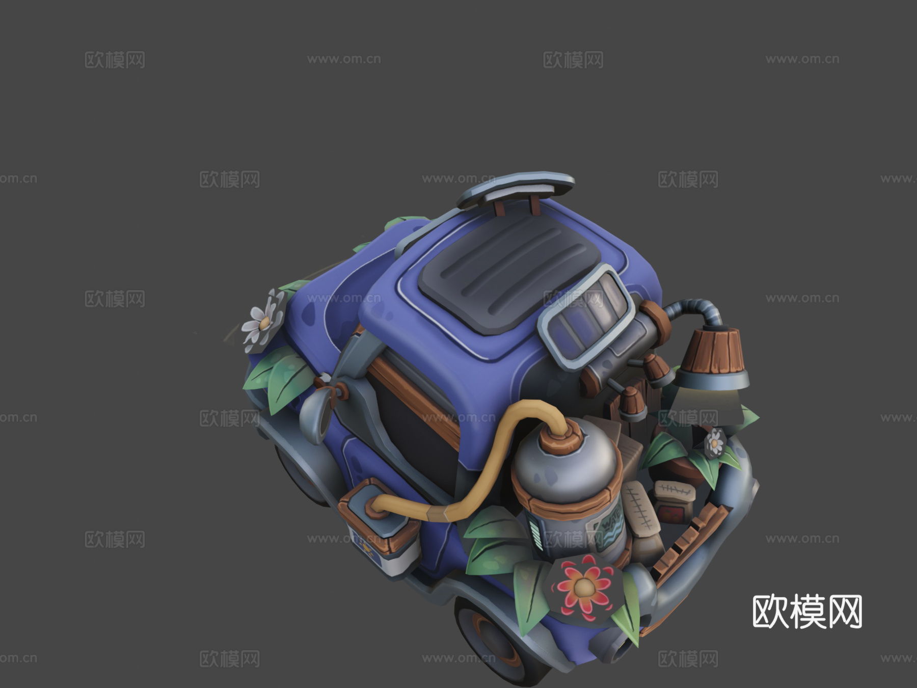 卡通汽车su模型