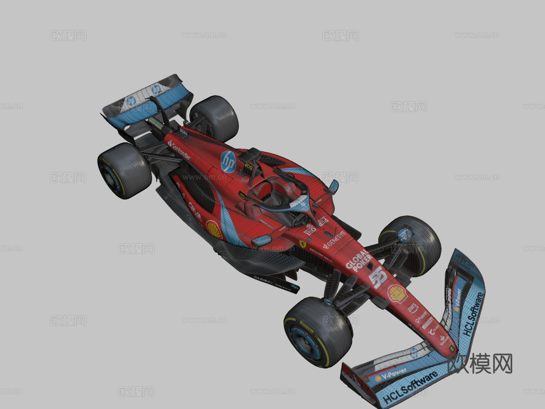 一级方程式法拉利SF-24su模型