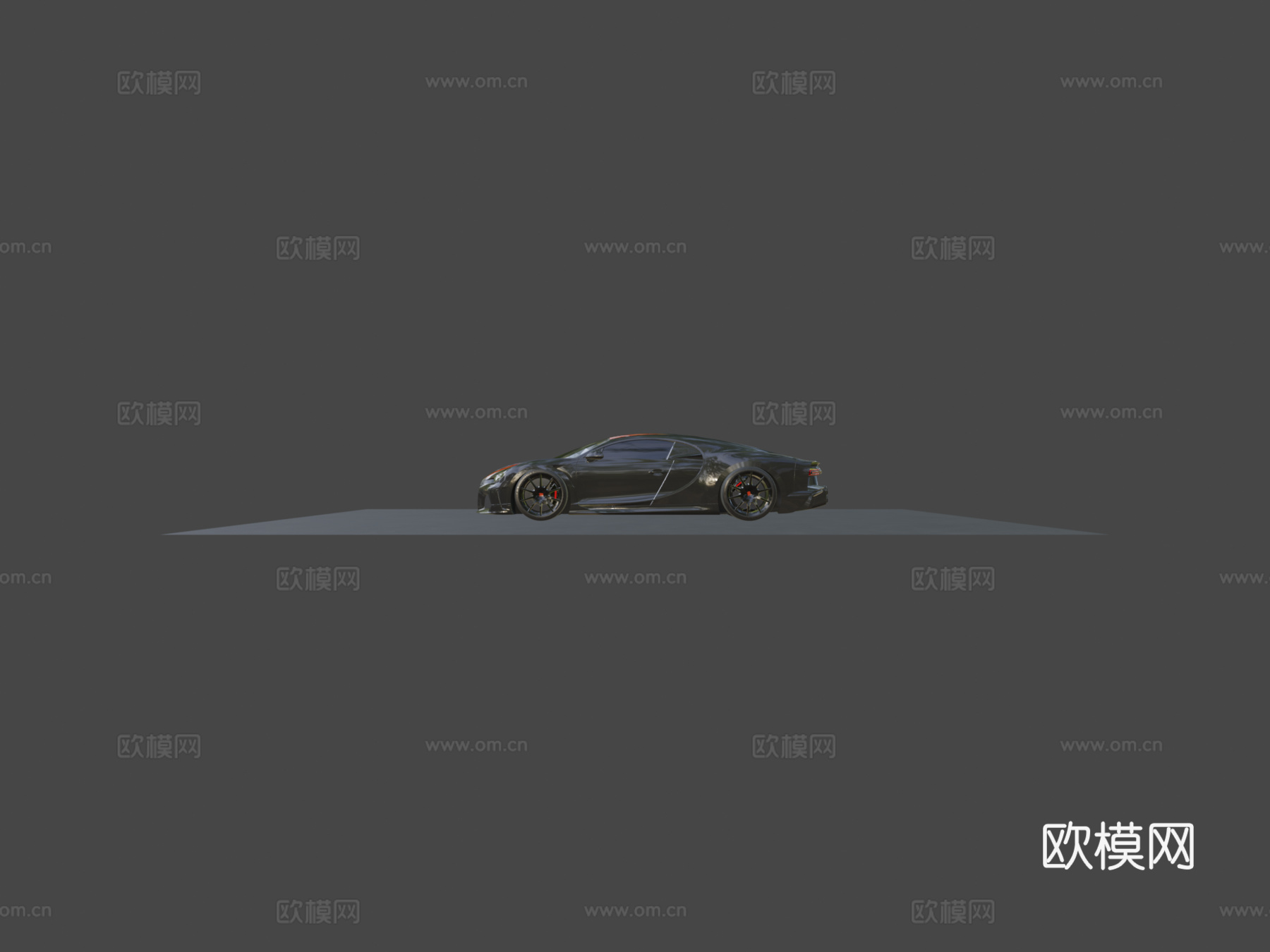 布加迪Chiron超级运动300+su模型