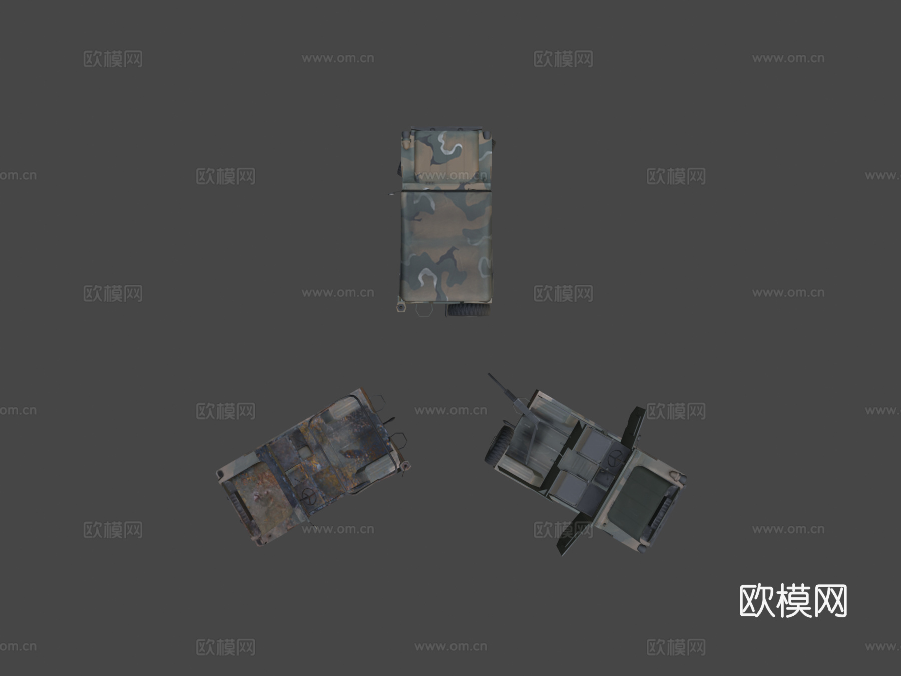 '74 AM通用M151A2 MUTTsu模型