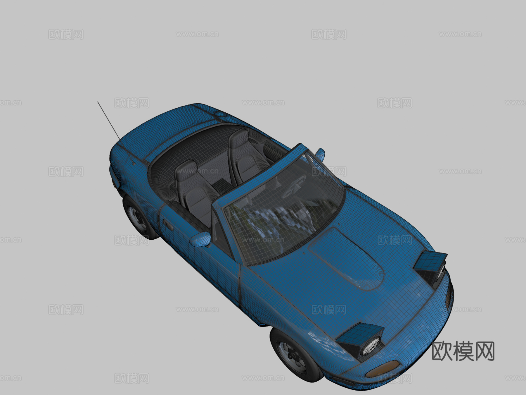 马自达Miata MX-5 NA(高多边形)su模型