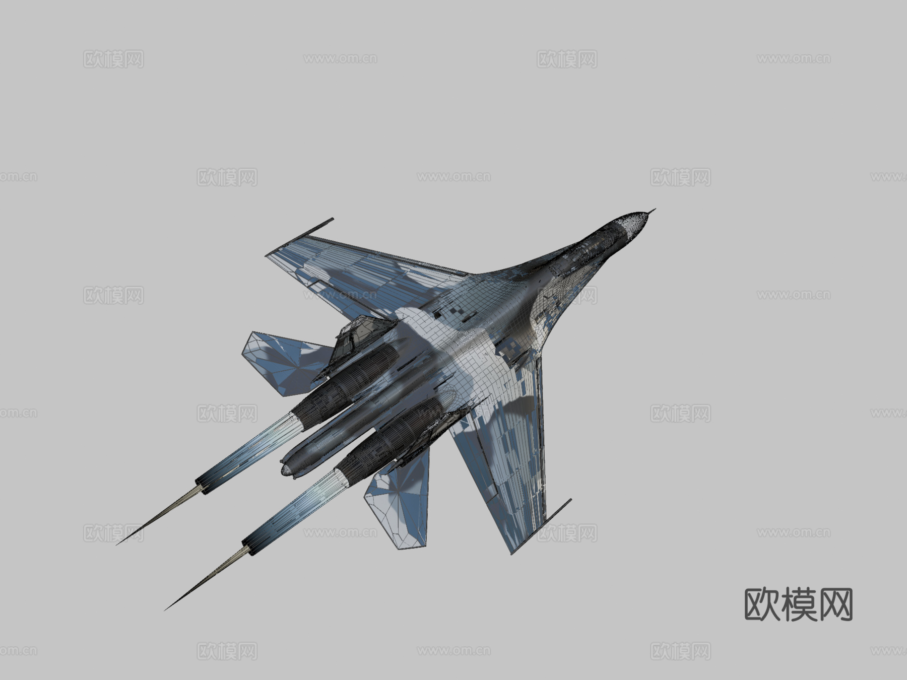 SU-30飞机su模型