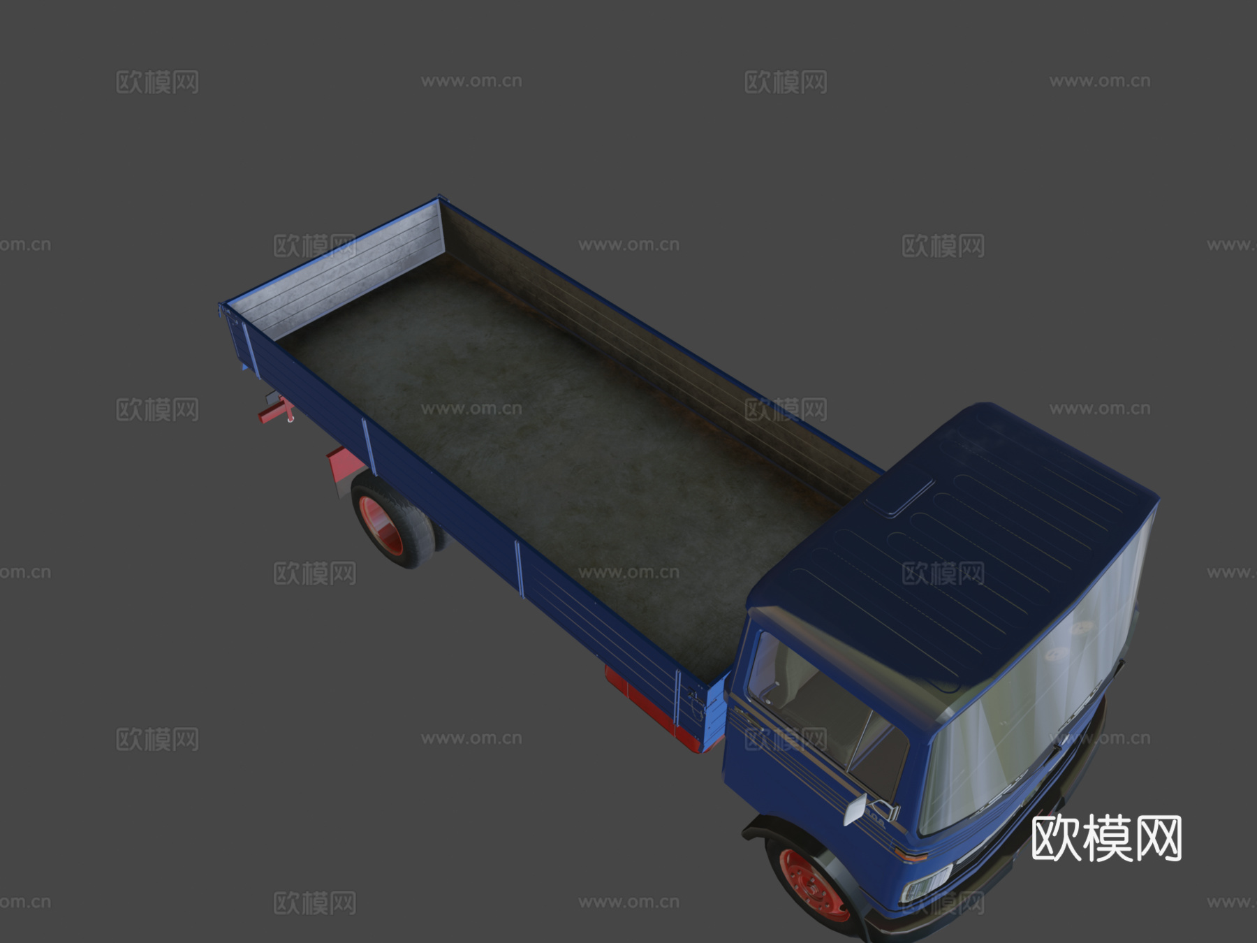 自卸卡车梅赛德斯-奔驰LP 608su模型