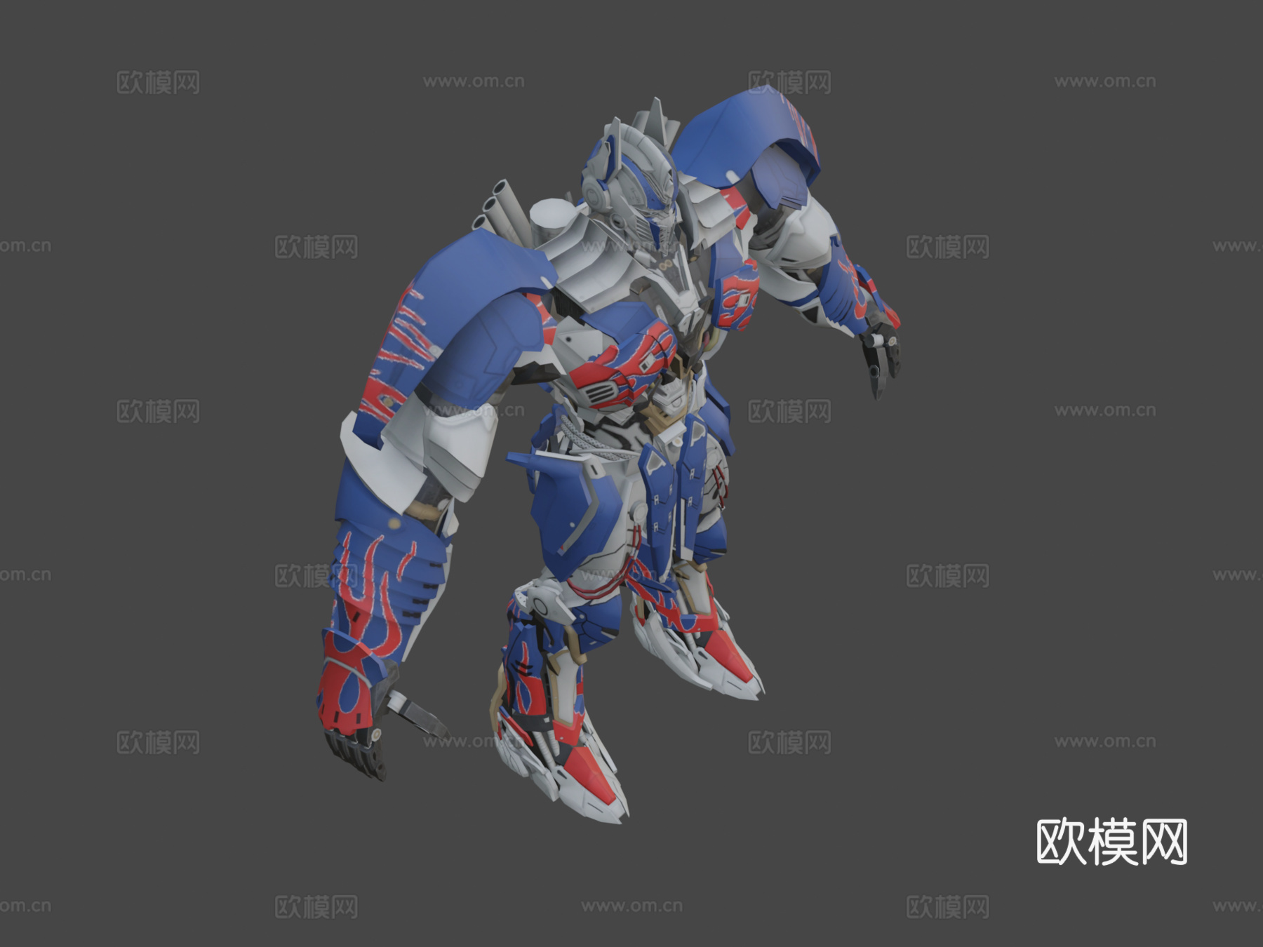 擎天柱TLK版su模型