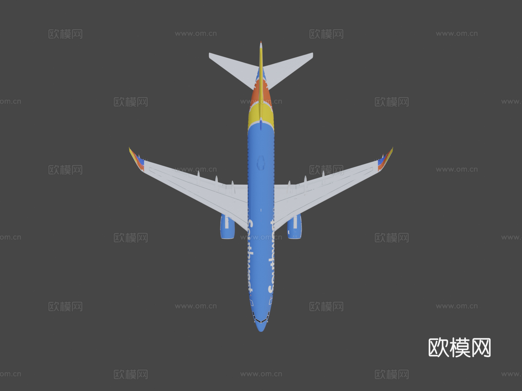 西南航空波音737su模型