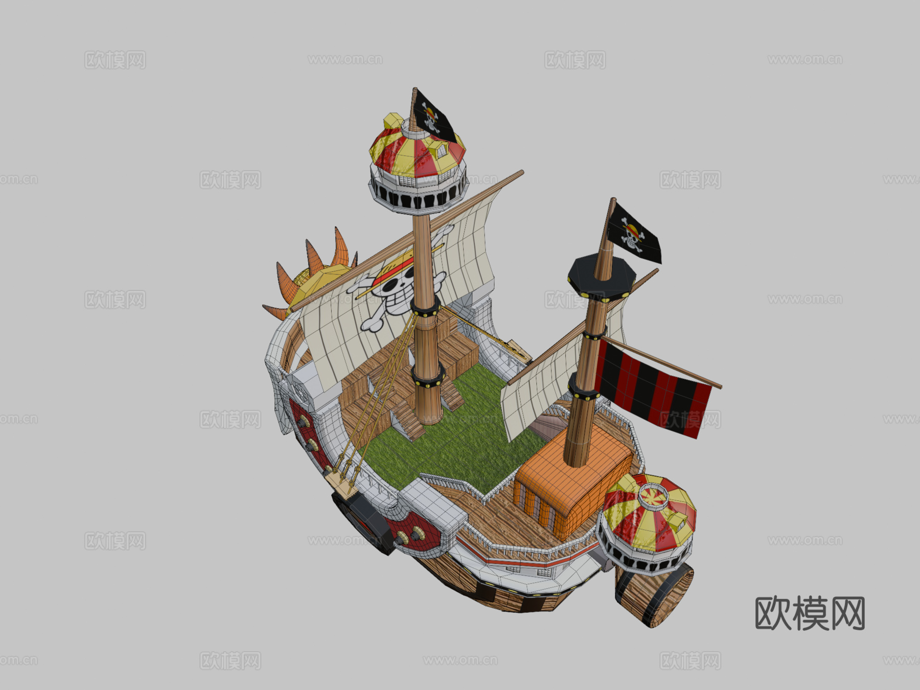 海贼王 - 千阳号su模型