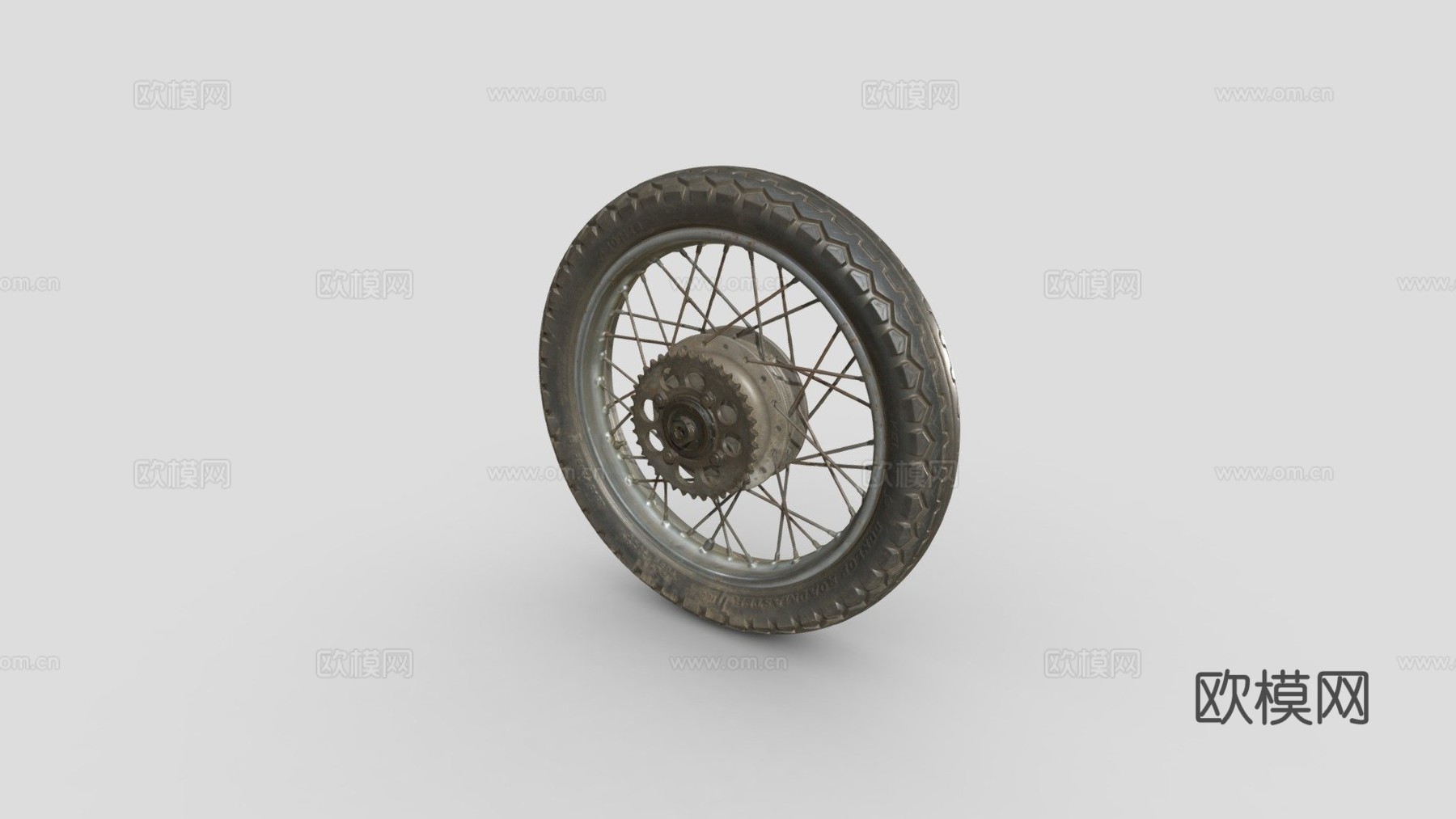 摩托车轮 - 阿泰克伊娃三维扫描su模型