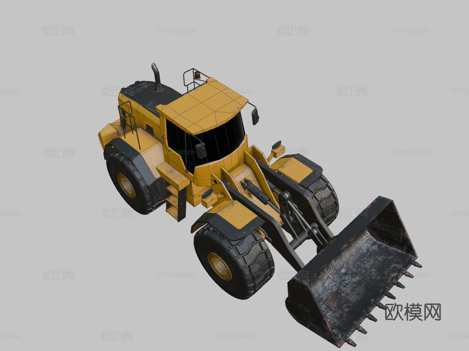 轮式装载机su模型