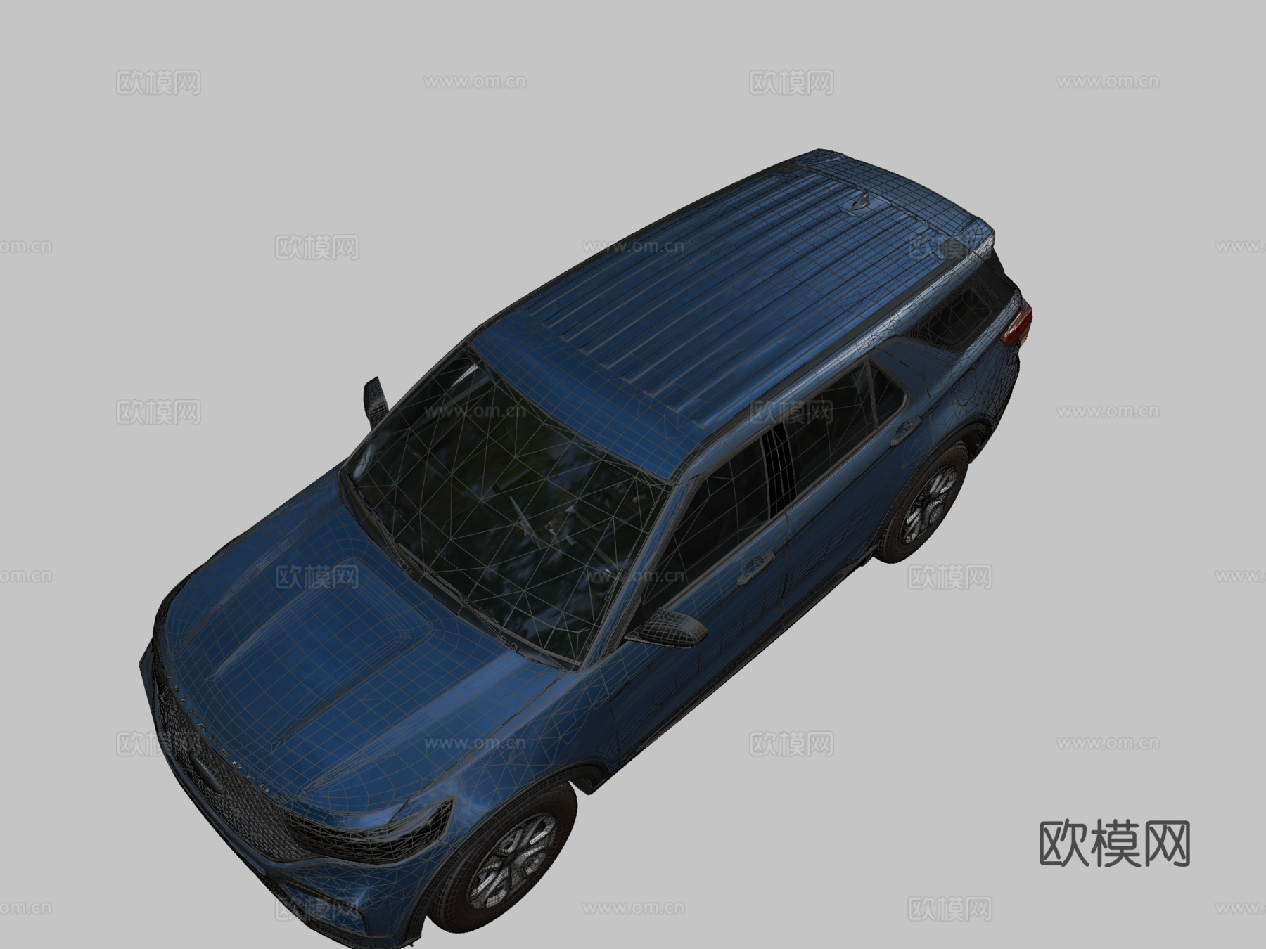 无标识福特探险者su模型