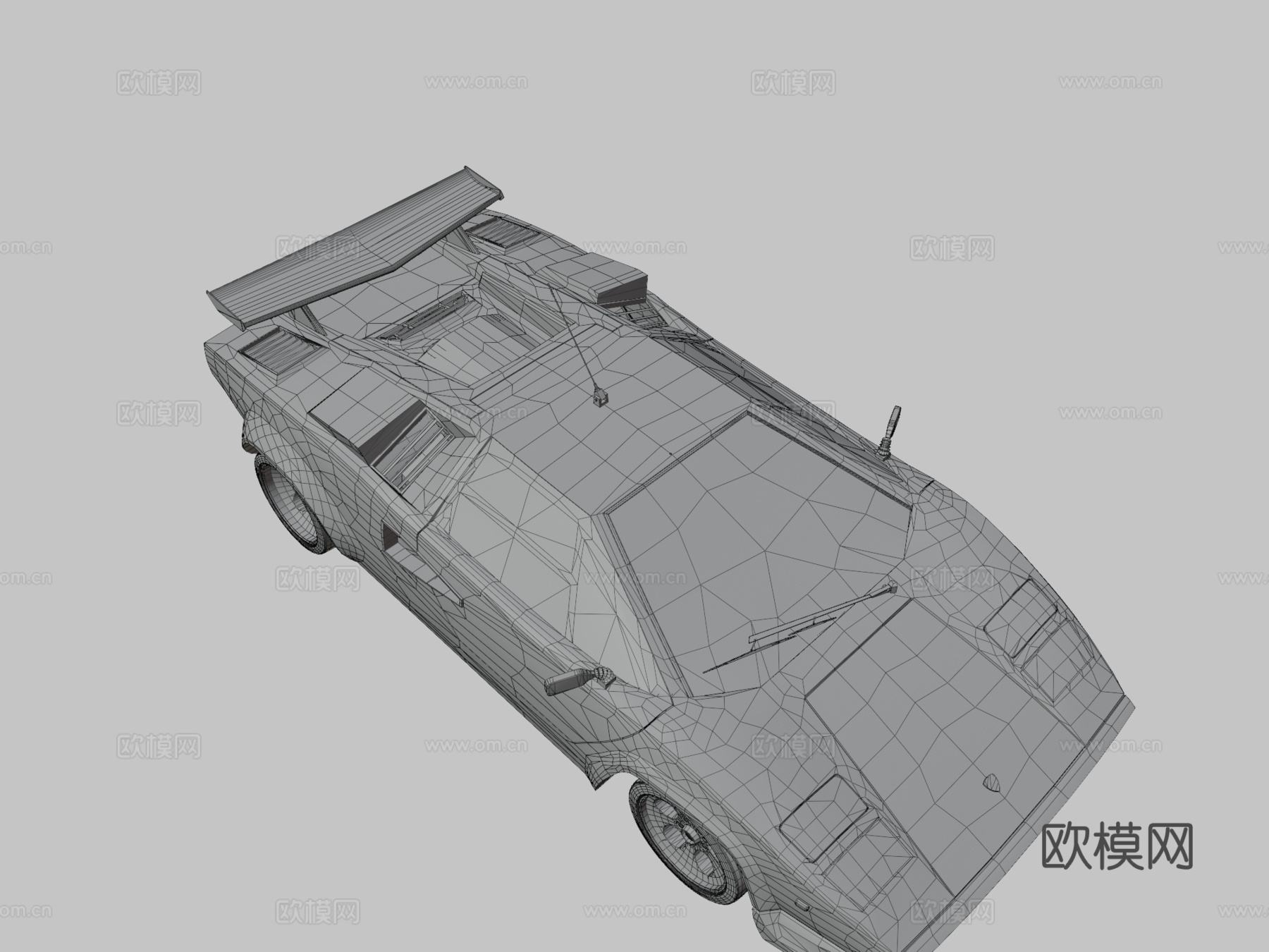 款兰博基尼Countachsu模型