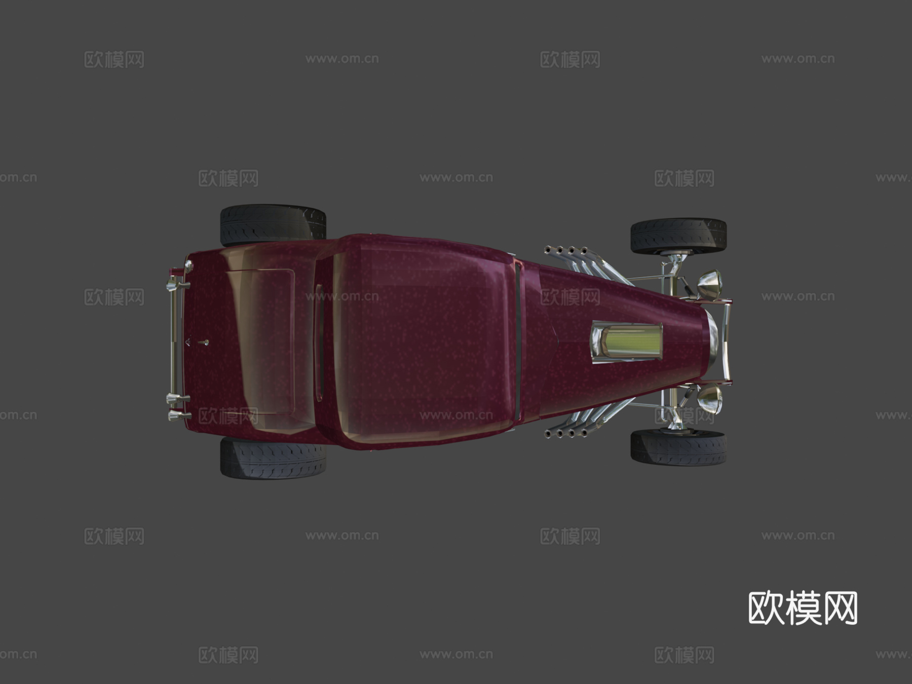 年双门轿跑车热棒#1-低多边形模型su模型