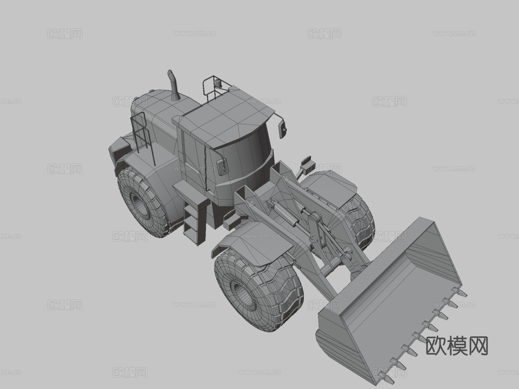 轮式装载机su模型