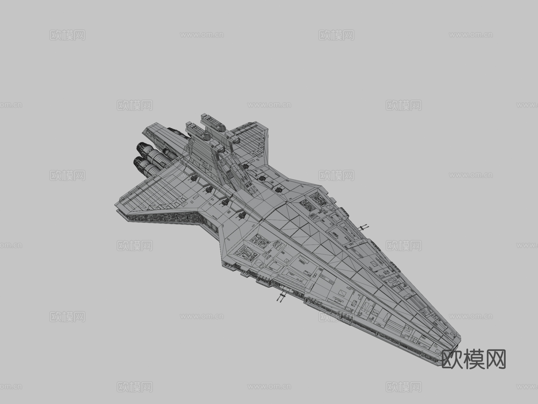 维纳托级星际驱逐舰su模型