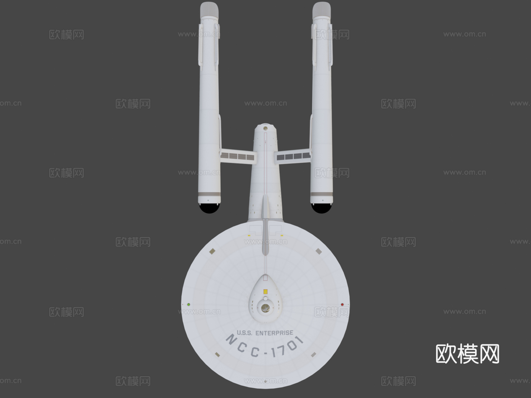 NCC-1701企业号星舰su模型