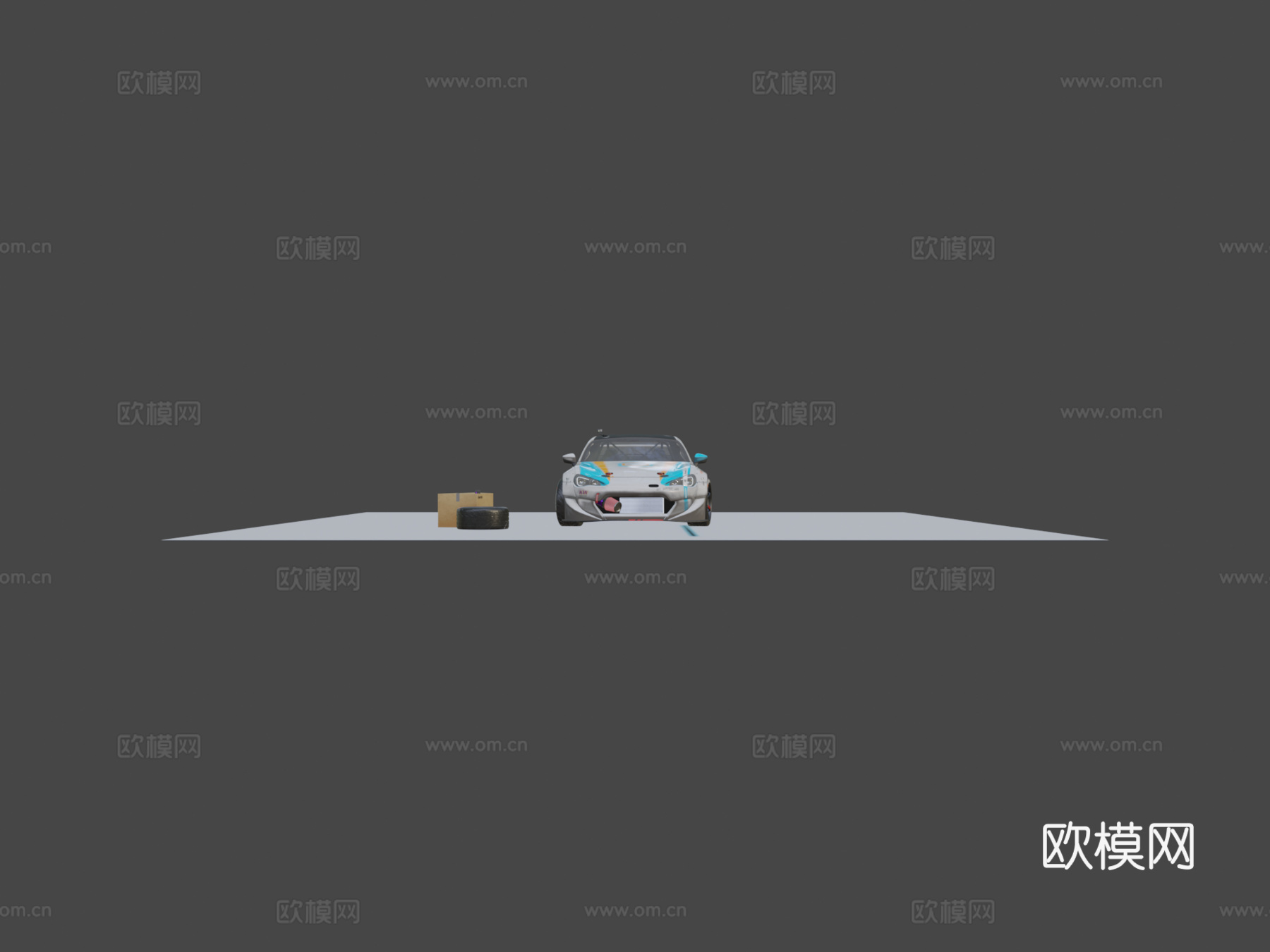 BRZ漂移旅行车su模型