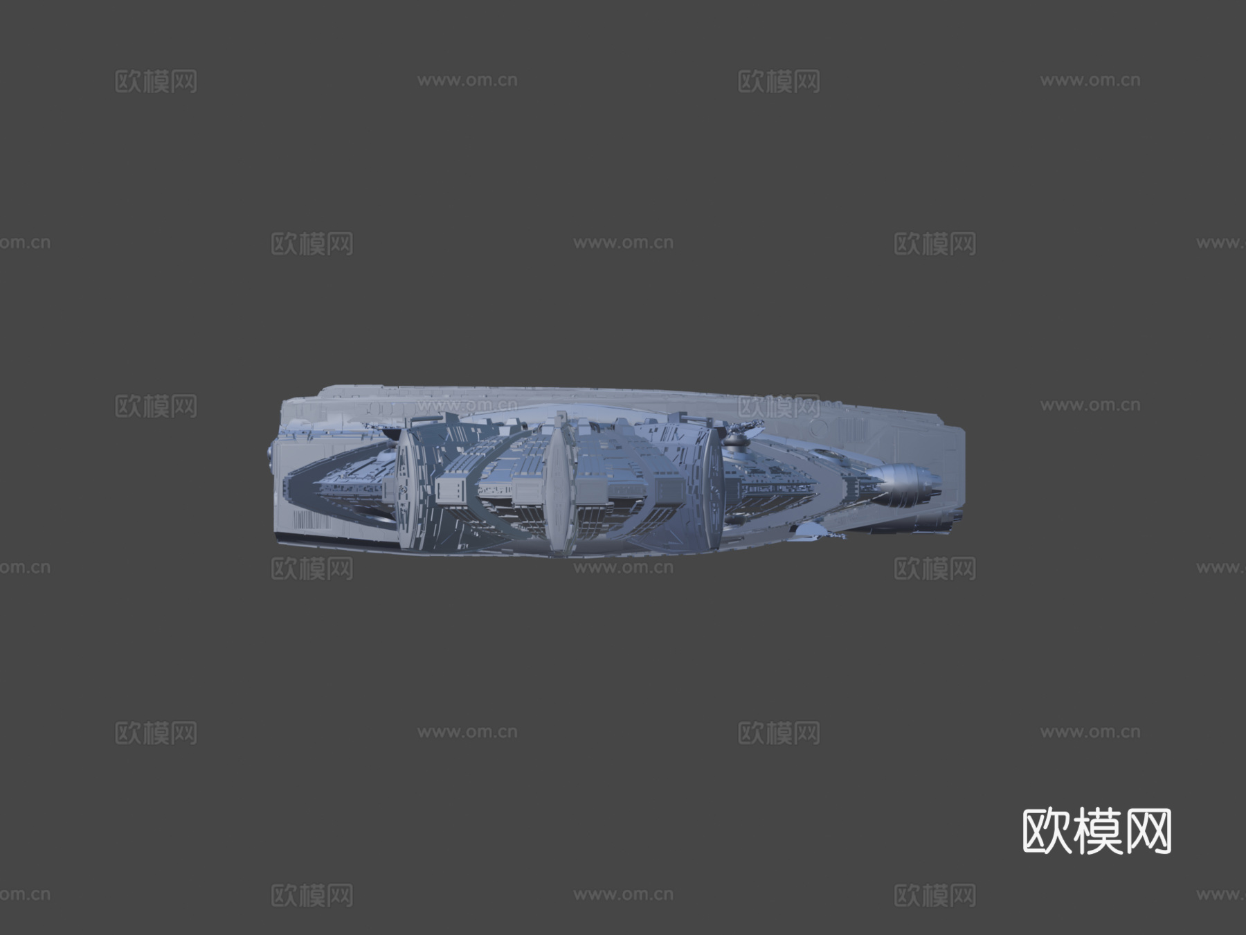 XB982星际飞船展示模型su模型