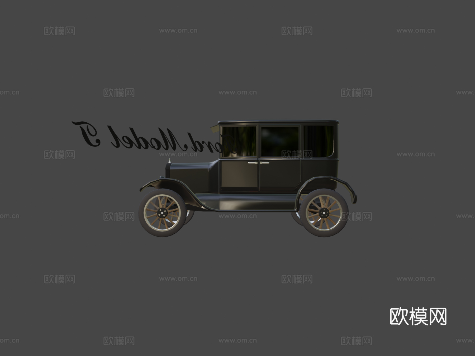 福特T型车v2可下载su模型