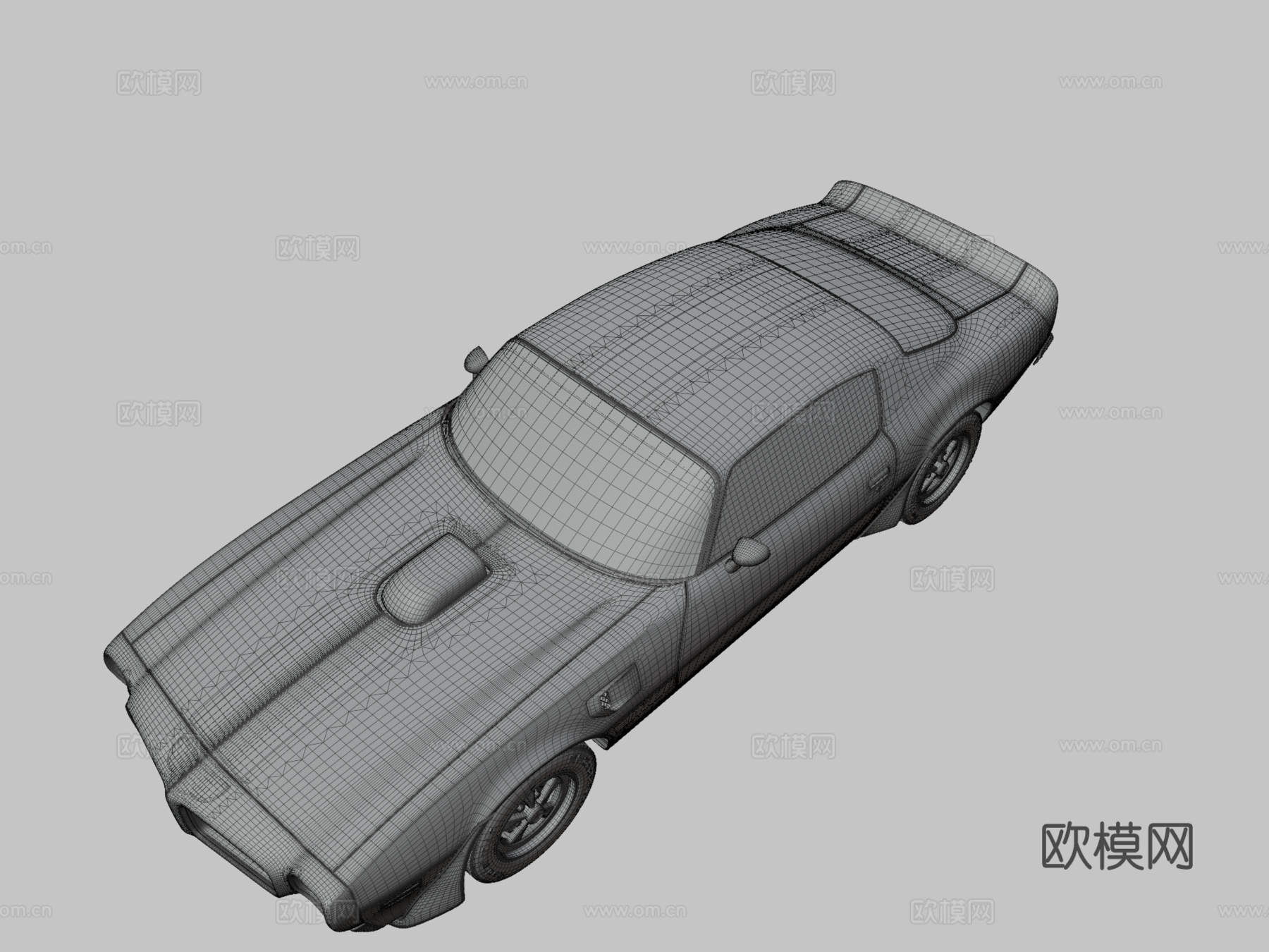 庞蒂亚克火鸟Trans Amsu模型