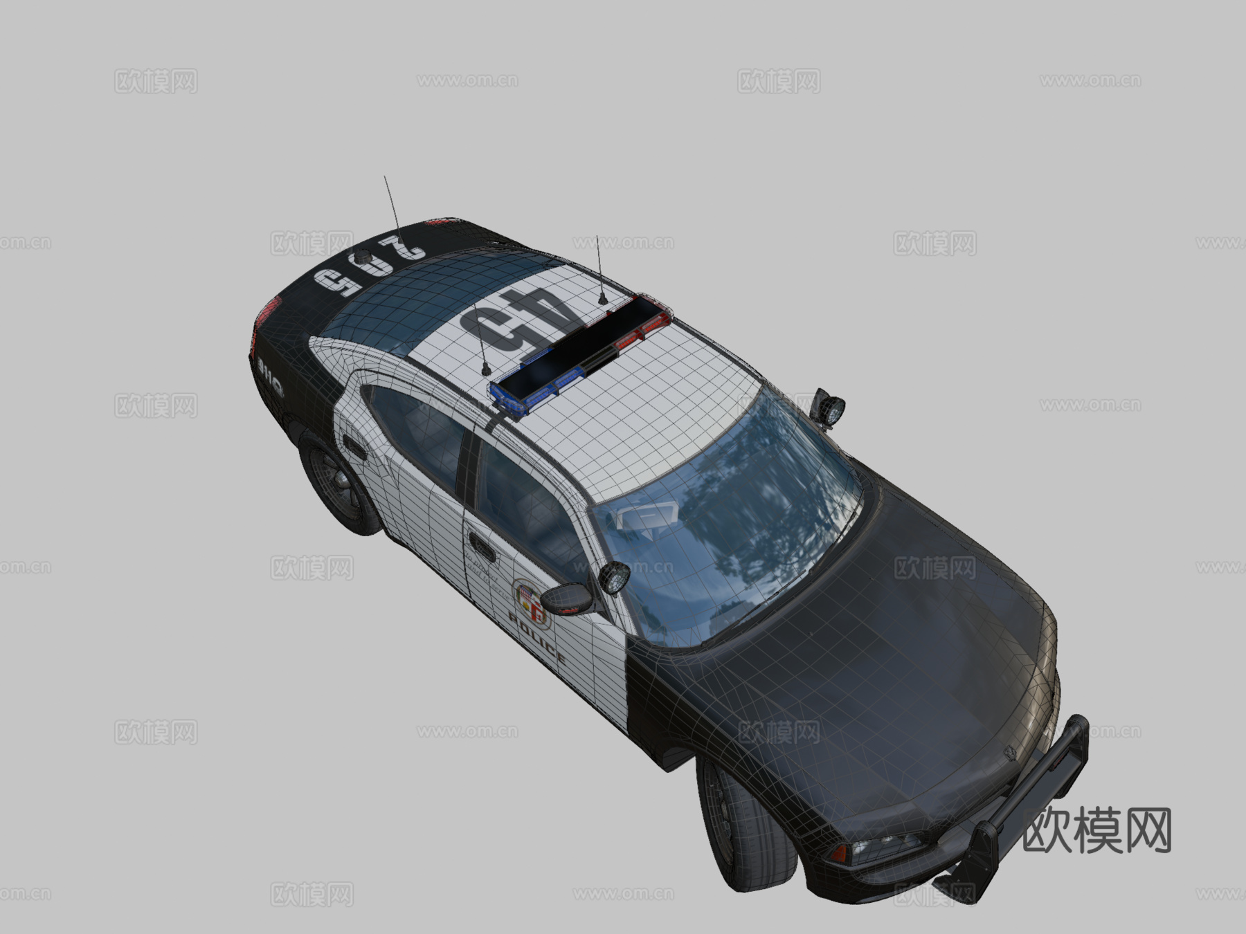 战马2006巡逻车su模型