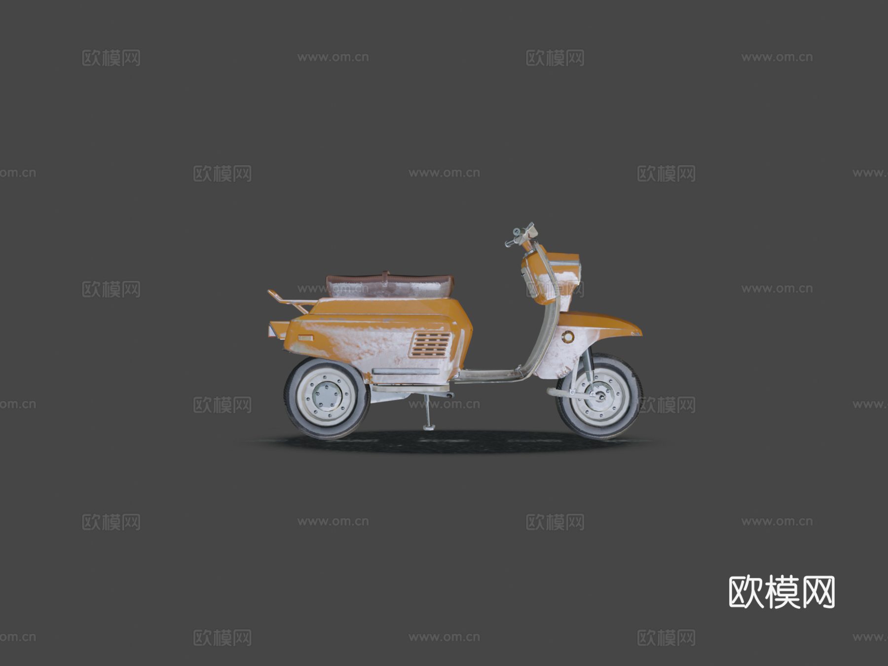 苏联70年代轻便摩托车...查看我资料中的模型!su模型