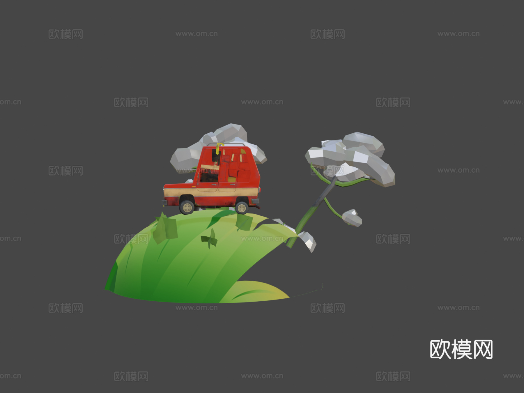 卡通汽车（Alexandr Krainuk 概念）su模型