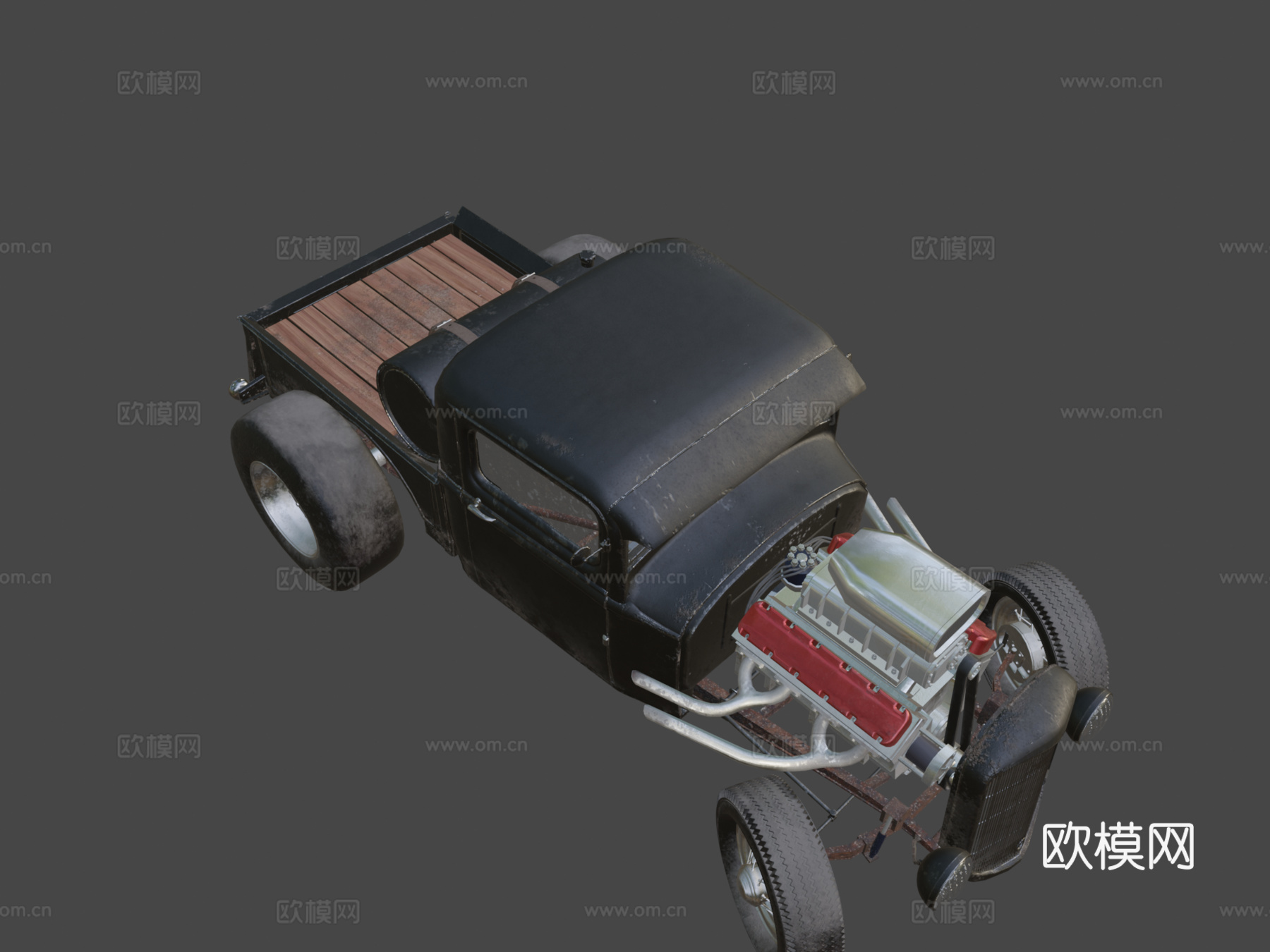 热杆皮卡su模型