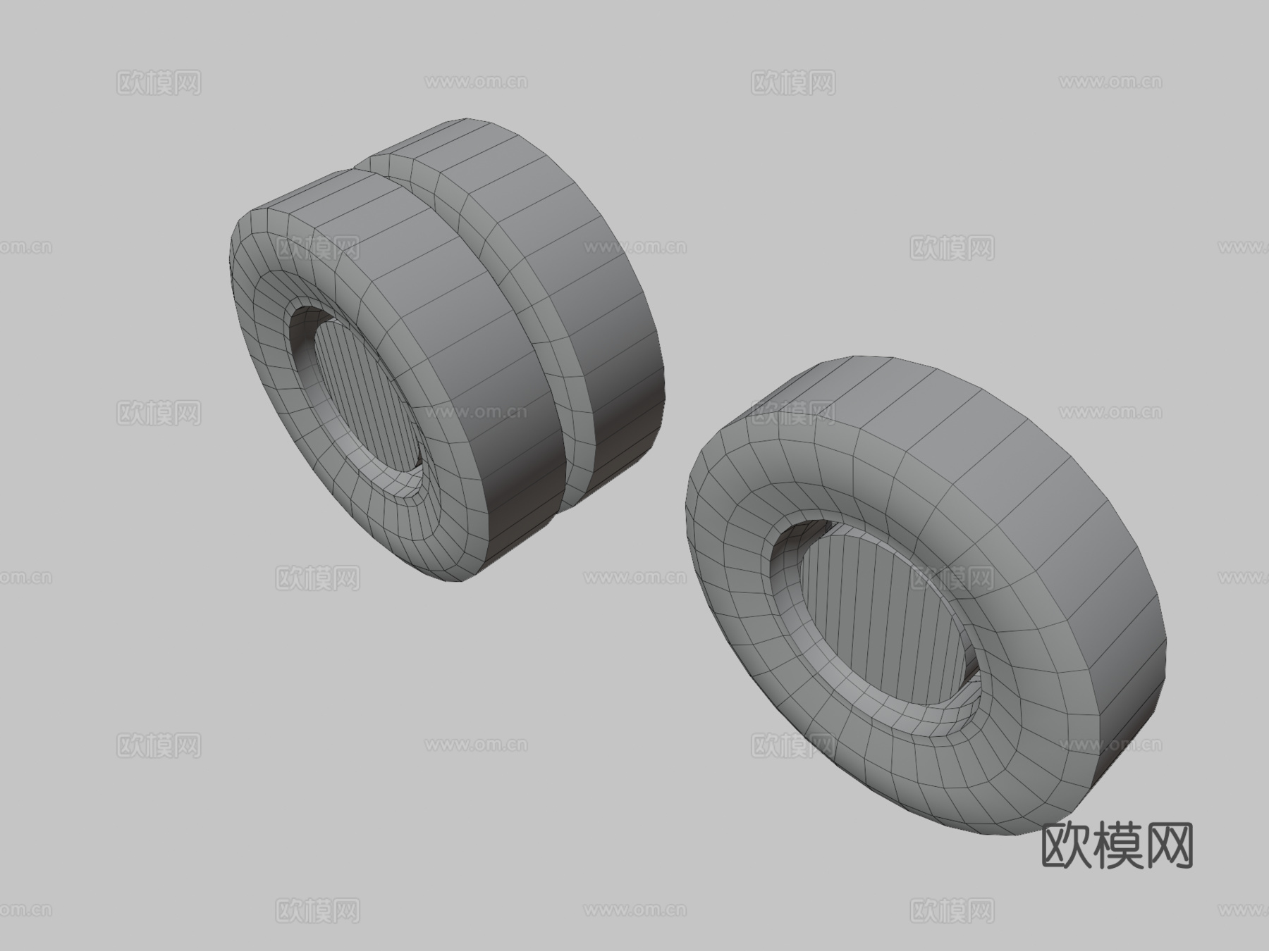 卡车车轮su模型
