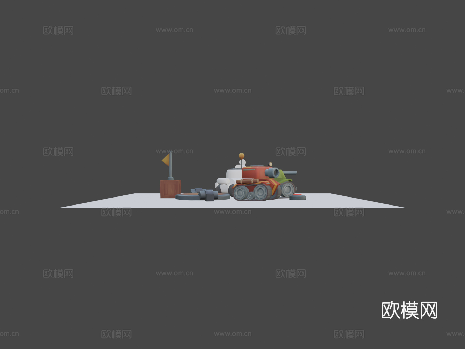 坦克竞技场车辆su模型
