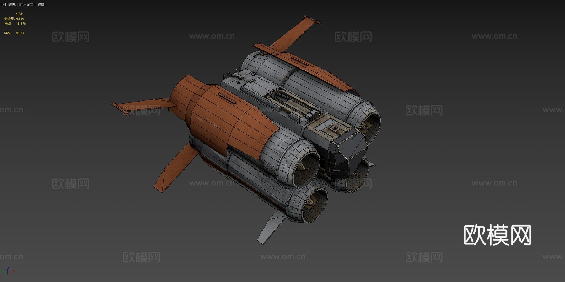 星球大战 - 四联跳跃者su模型
