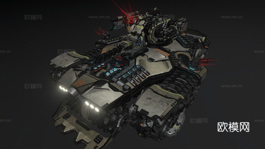 DEDUS 坦克su模型